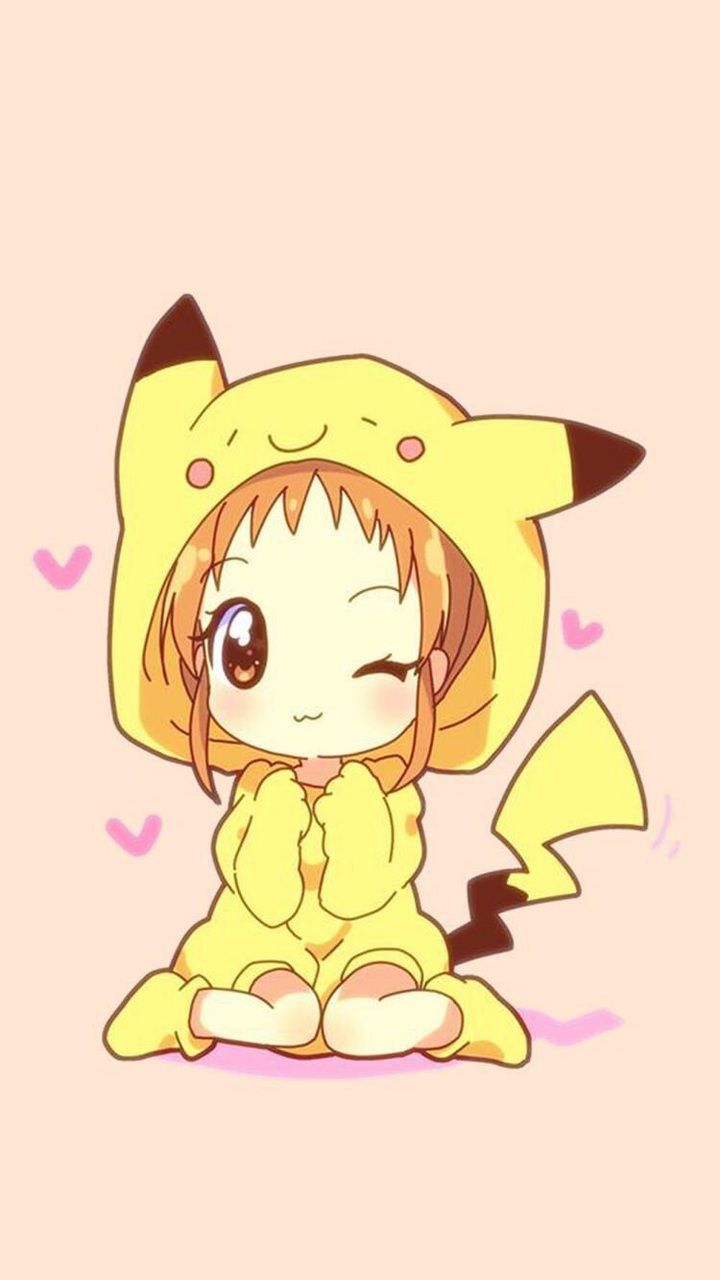 Kawaii Anime Pikachu Girl Wallpaper