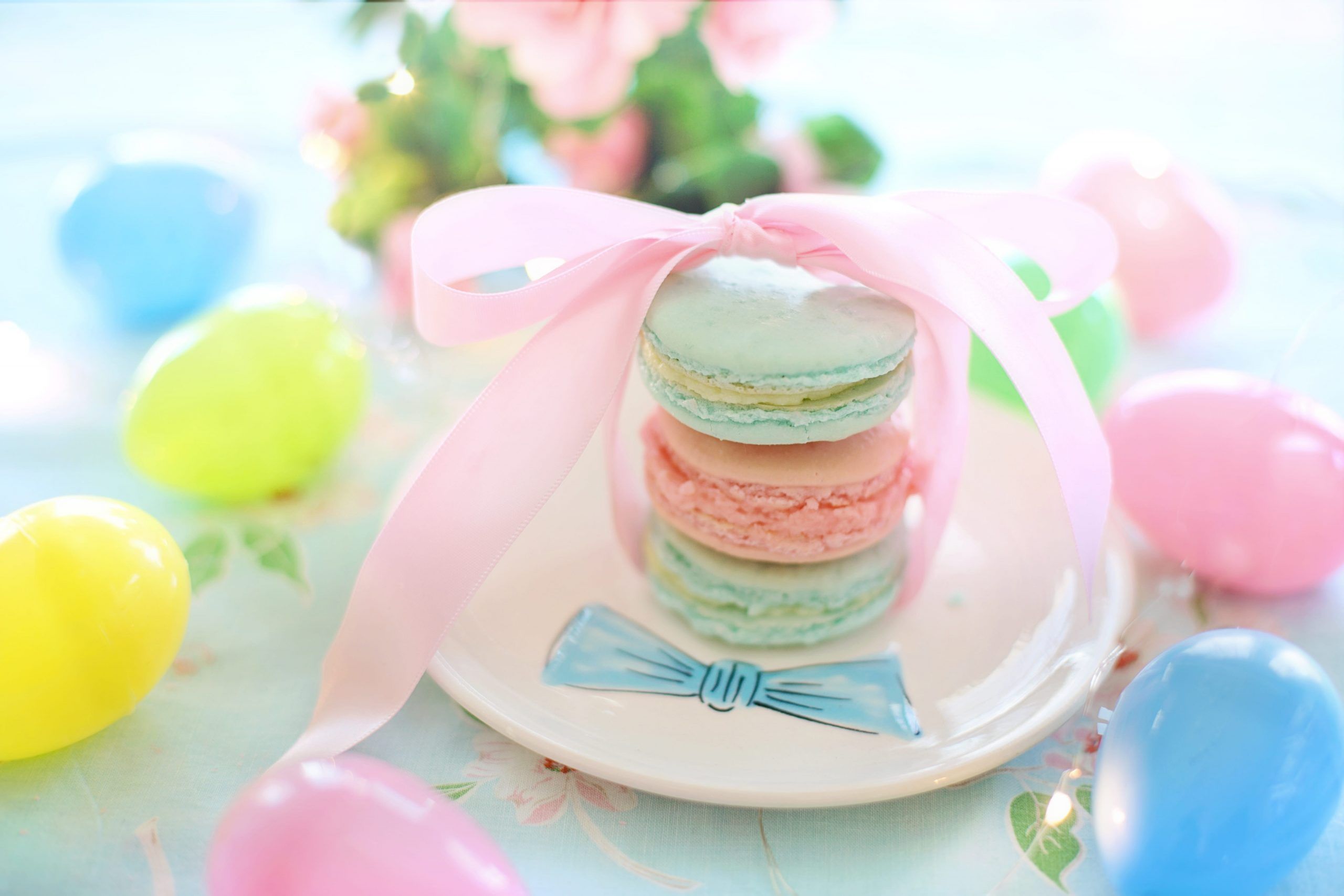 Easter wallpaper, macarons, pastels, cookies, biscuits, pastries, sweet food • Wallpaper For You HD Wallpaper For Desktop & Mobile