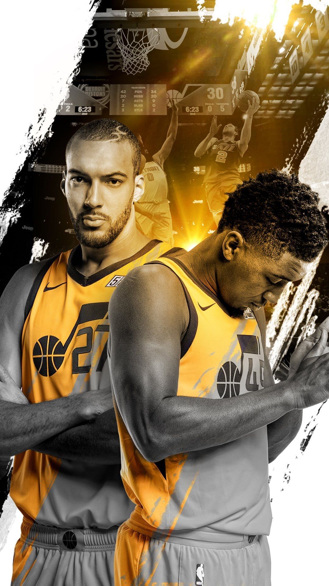 Rudy Gobert And Donovan Mitchell Wallpapers - Wallpaper Cave