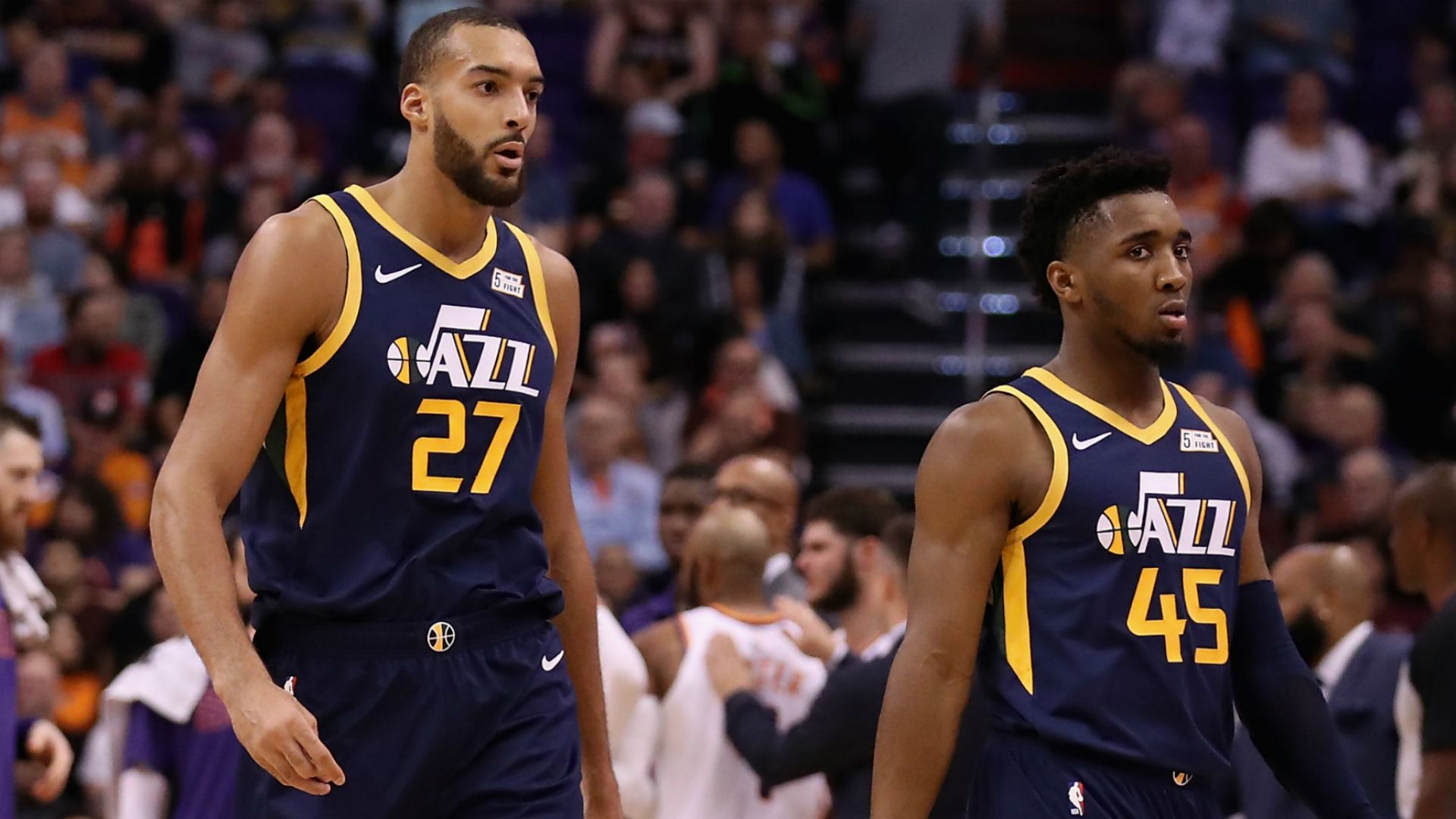 Donovan Mitchell on relationship with Jazz teammate Rudy Gobert: 'Right now, we're good'