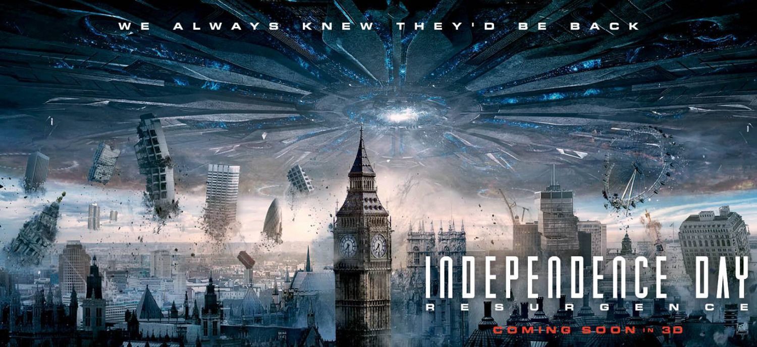 Independence Day: Resurgence ( of 14). New movie posters, Independence day, New york wallpaper