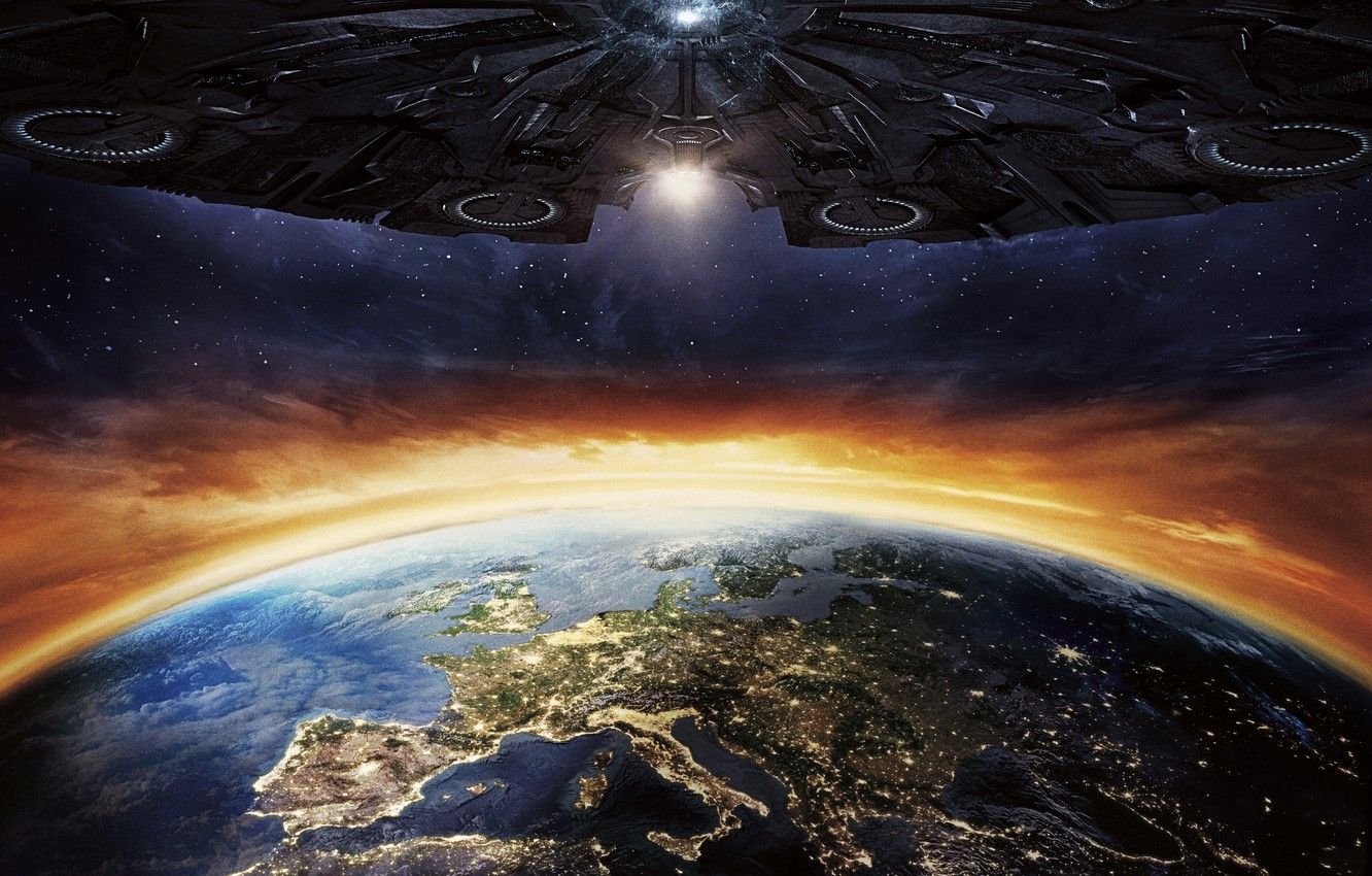 Wallpaper Earth, Planet, Galaxy, Sun, Day, Europe, Shine, Sam, General, Africa, Independence Day, Asia, EXCLUSIVE, 20th Century Fox, Jake, Movie image for desktop, section фильмы