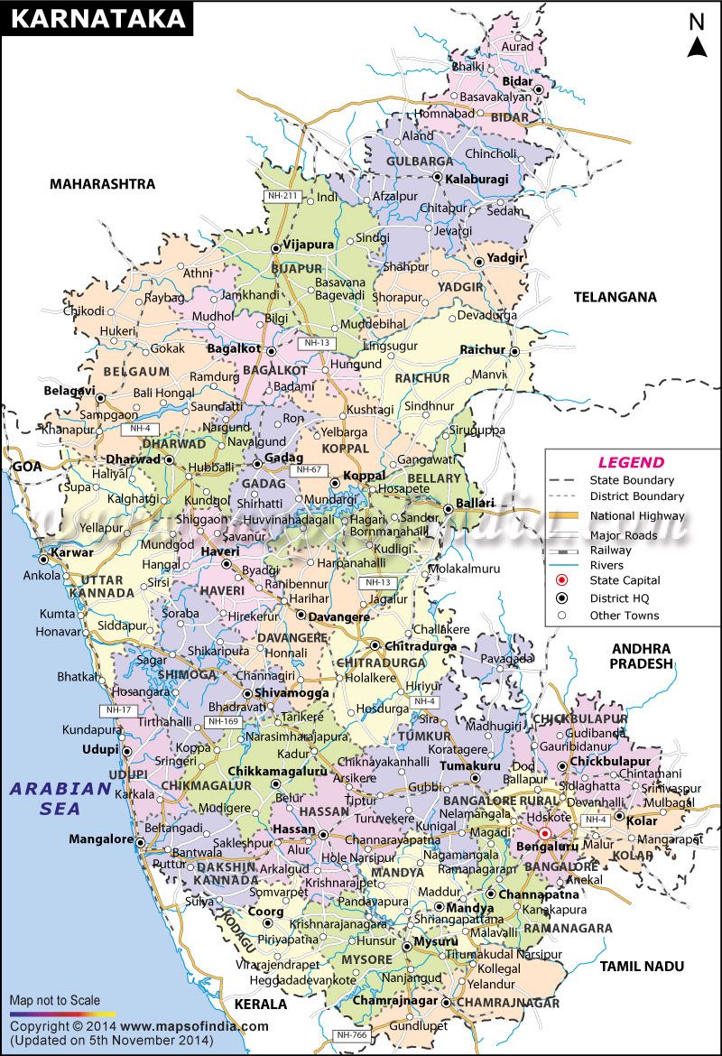 High Resolution Maps Of Karnataka Wallpaper & Background Download