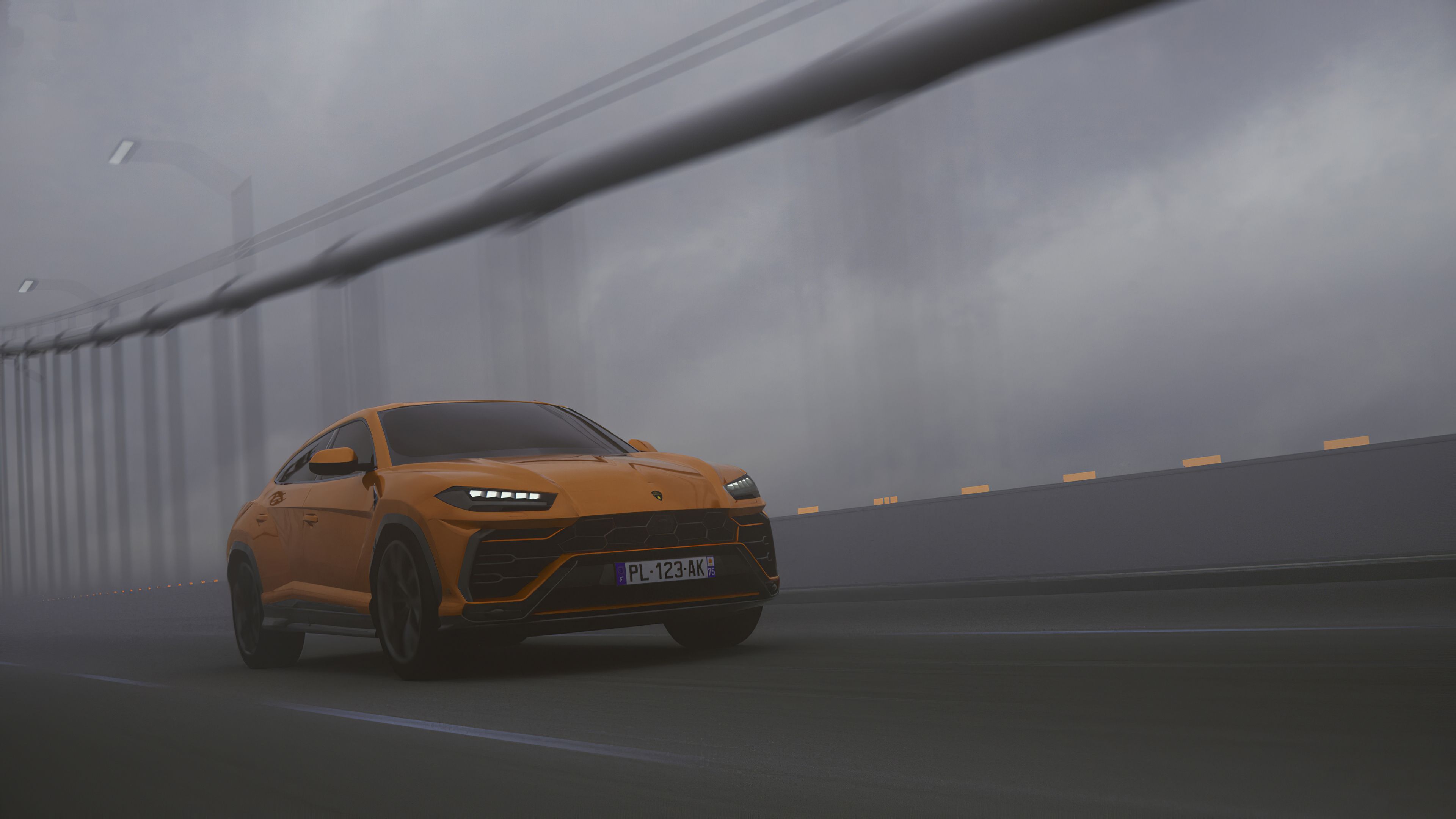 Lamborghini Urus SUV Orange, HD Cars, 4k Wallpaper, Image, Background, Photo and Picture