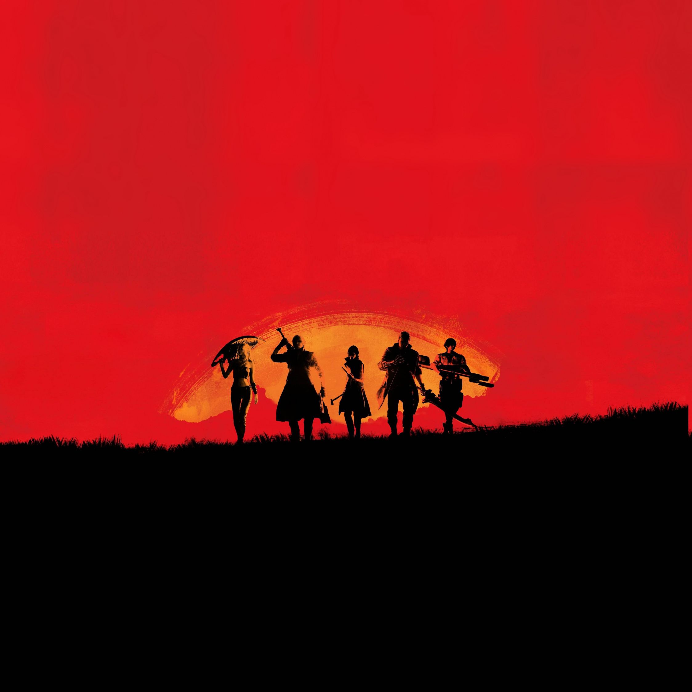 Download Devil May Cry Red Dead Redemption video game, minimal, art wallpaper, 2248x iPad Air, iPad Air iPad iPad iPad mini iPad mini 3