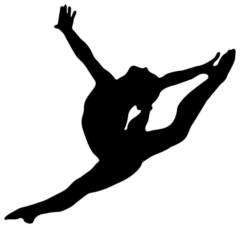 Outline of a gymnast!. Gymnastics image, Silhouette, Gymnastics