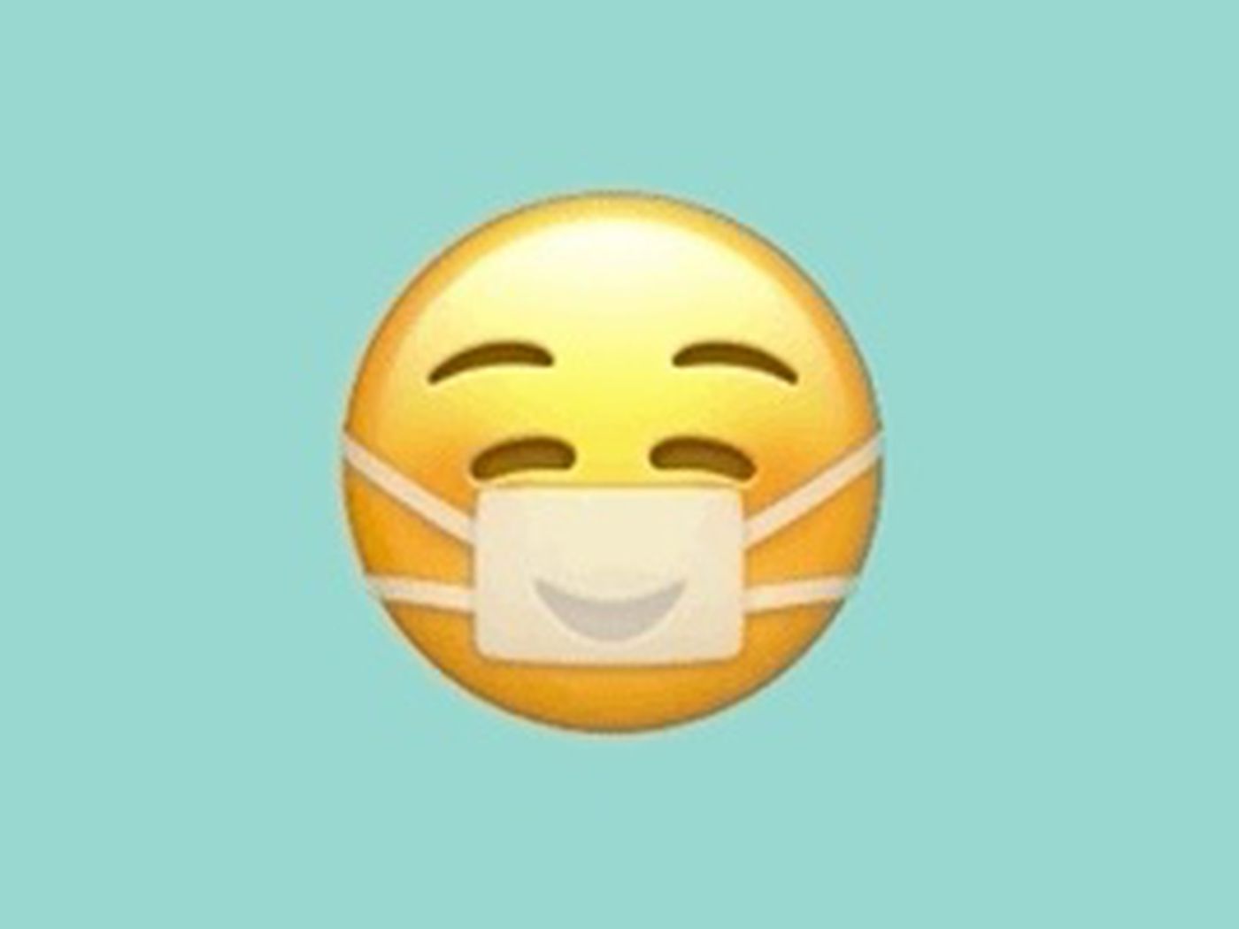 Apple is hiding a smile behind its new mask emoji