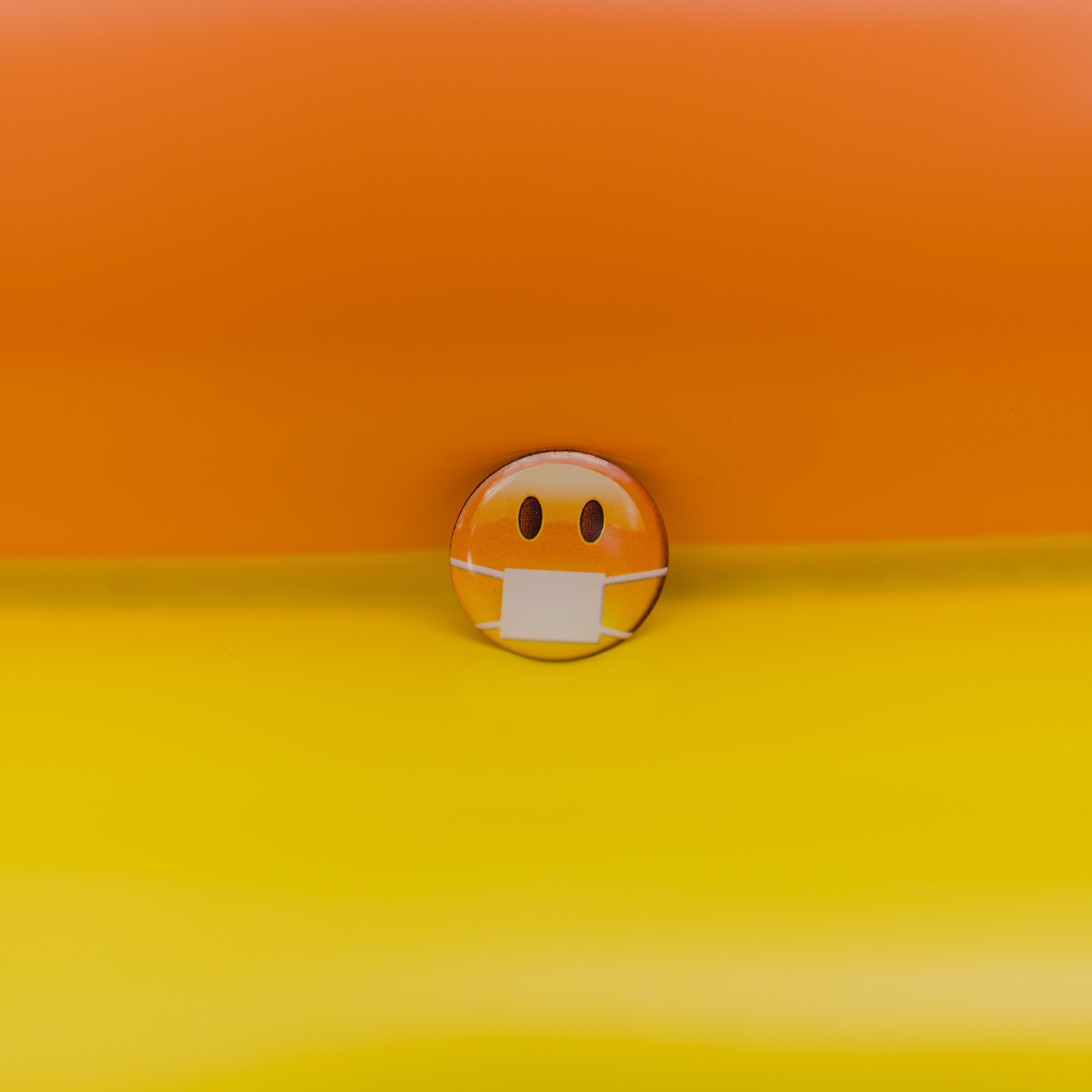 Emoji With Face Mask (3 4 Inch). Cute Emoji Wallpaper, Emoji, Cute Patterns Wallpaper