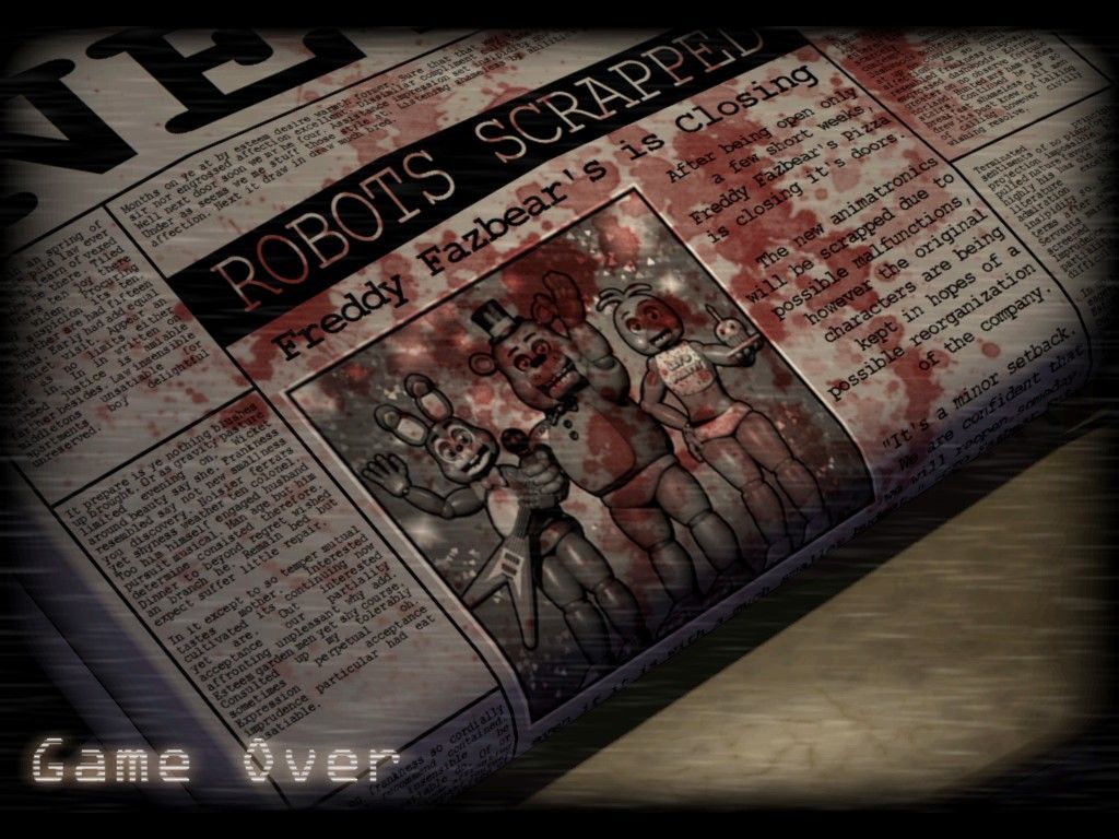 FNaF 1 Newspapers and Clippings 