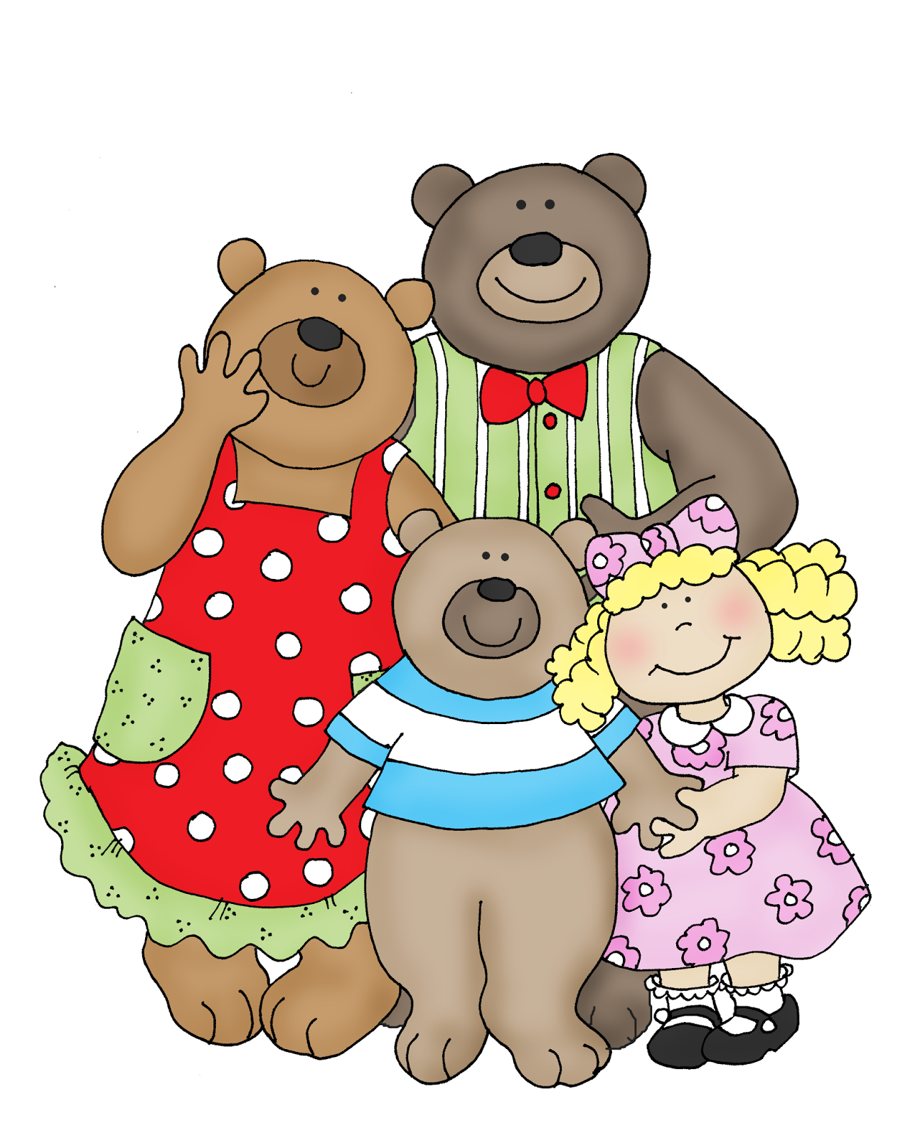 goldilocks and the three bears illustrations free download