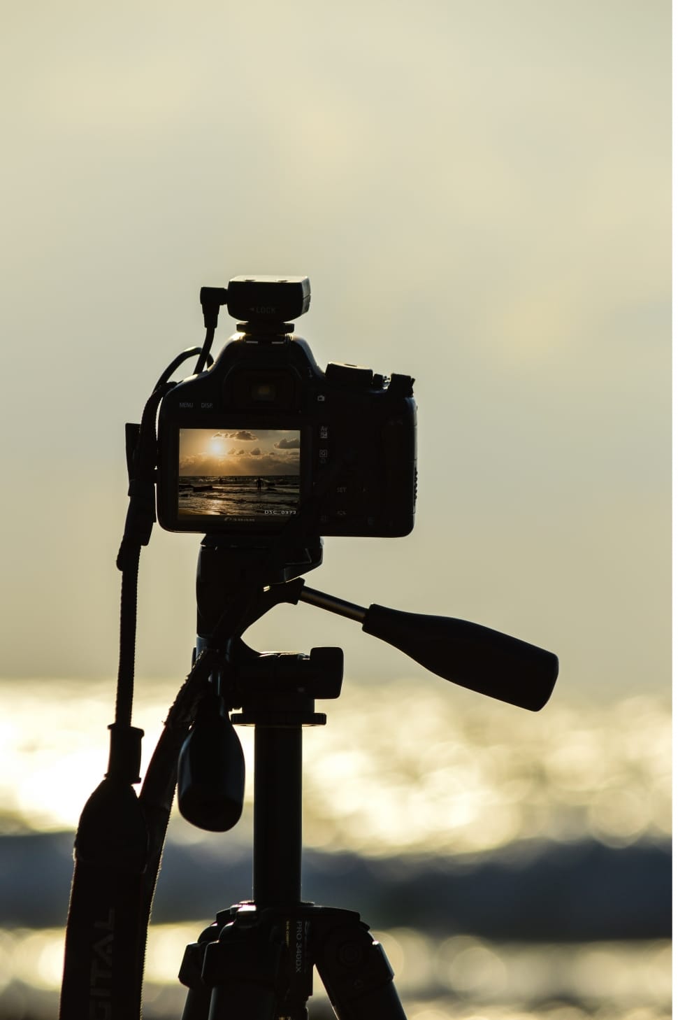 black camera with tripod free image