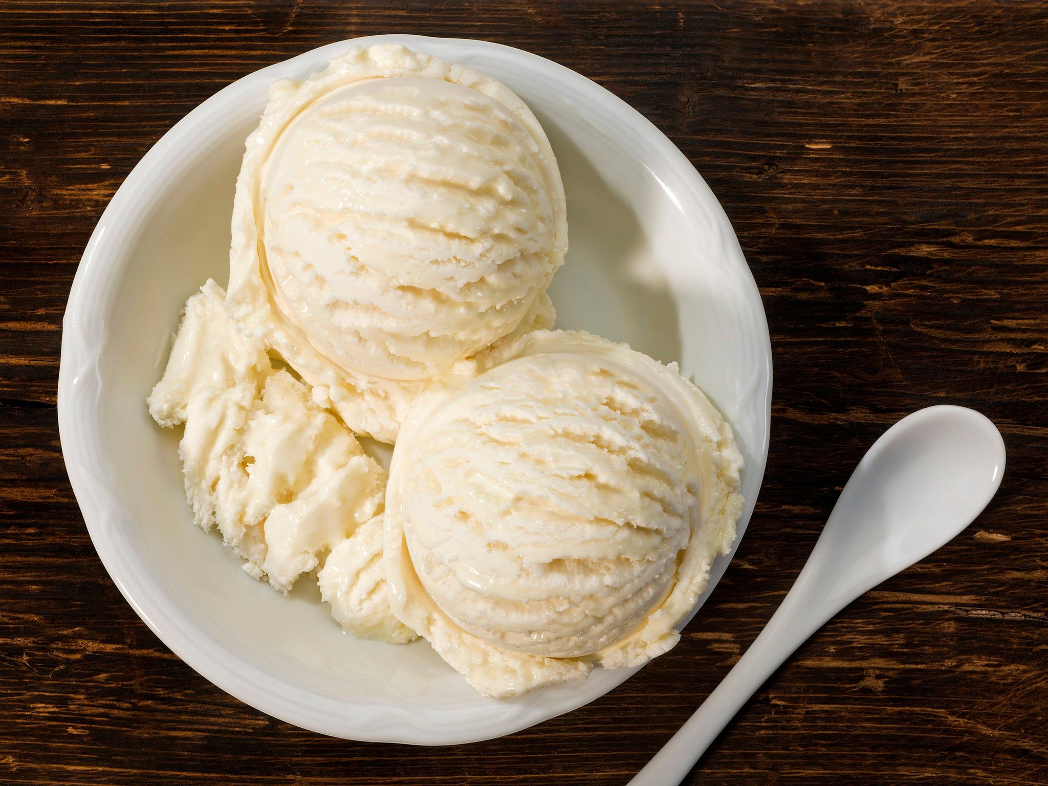 Vanilla Ice Cream Background Picture