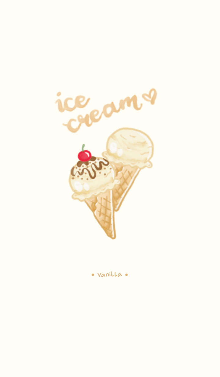 Ice Cream Or I SCREAAM!! #vanillasquad. Ice Cream Wallpaper, Ice Cream Background, Kawaii Wallpaper