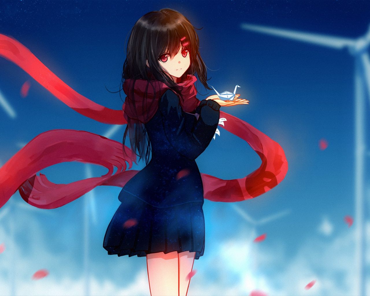 Download Beautiful, anime girl, Ayano Tateyama, Kagerou Project wallpaper, 1280x1024, Standard 5:4, Fullscreen