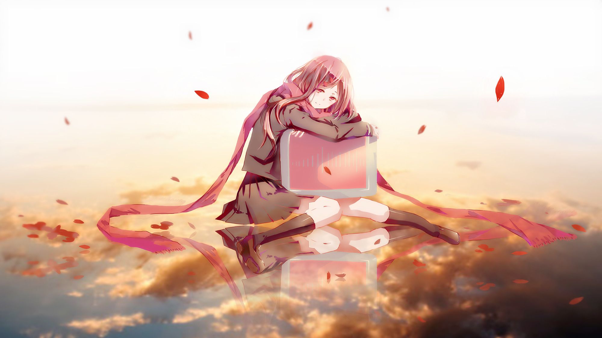 anime, Anime Girls, Scarf, Tateyama Ayano, Kagerou Project Wallpaper HD / Desktop and Mobile Background