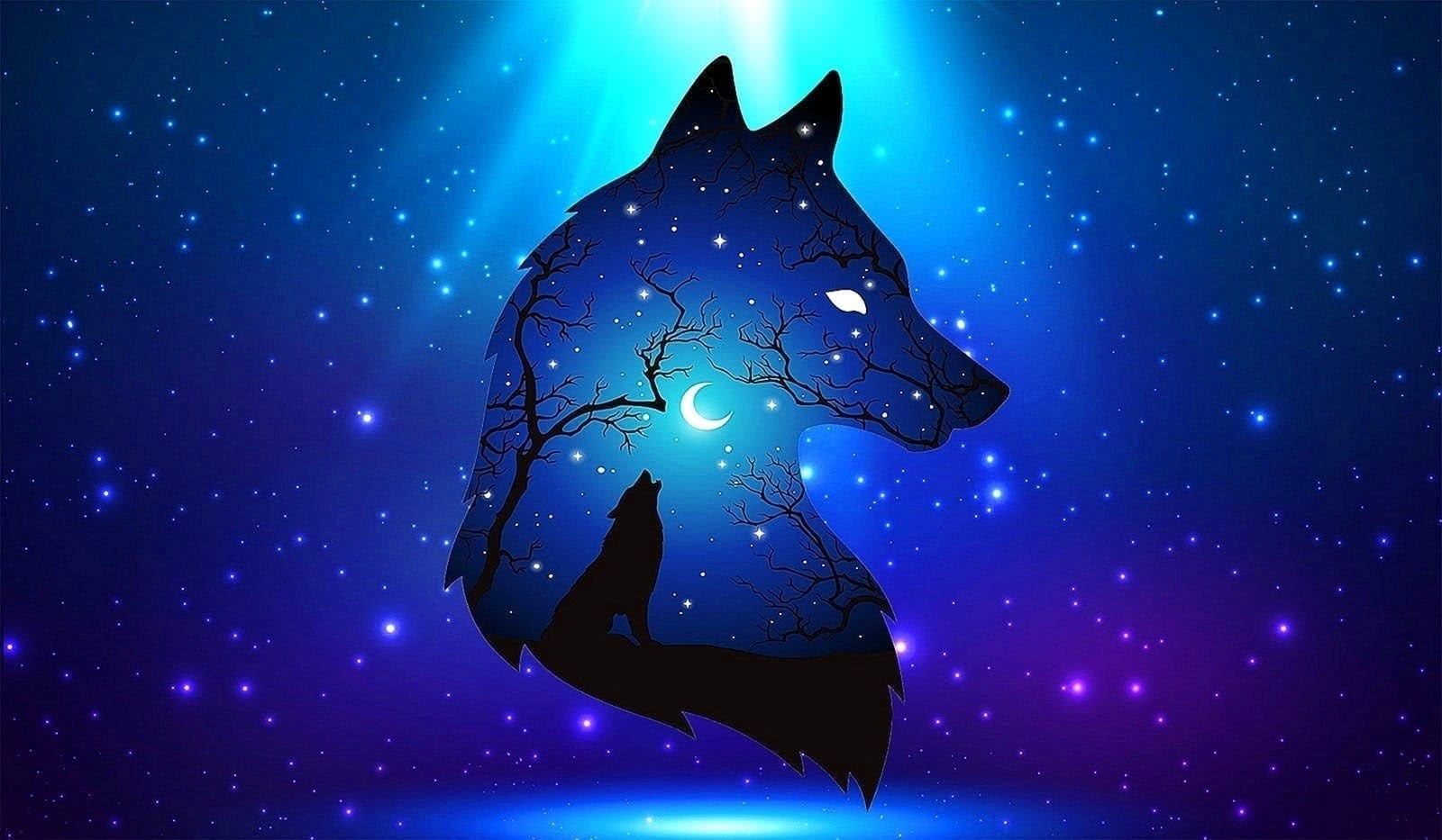 Cool Blue Wolf Wallpapers - Wallpaper Cave