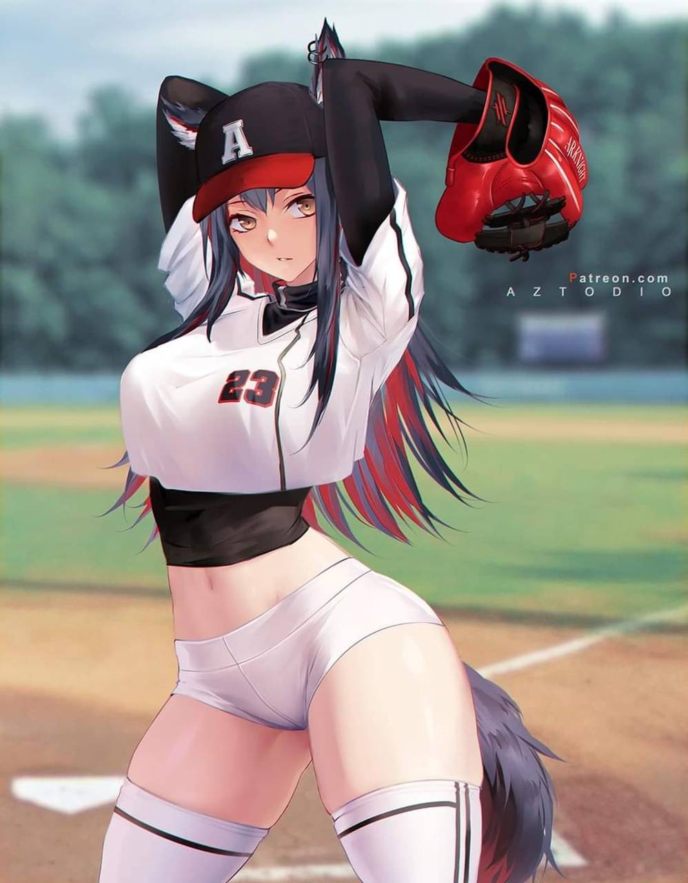 Baseball anime girl wallpaper