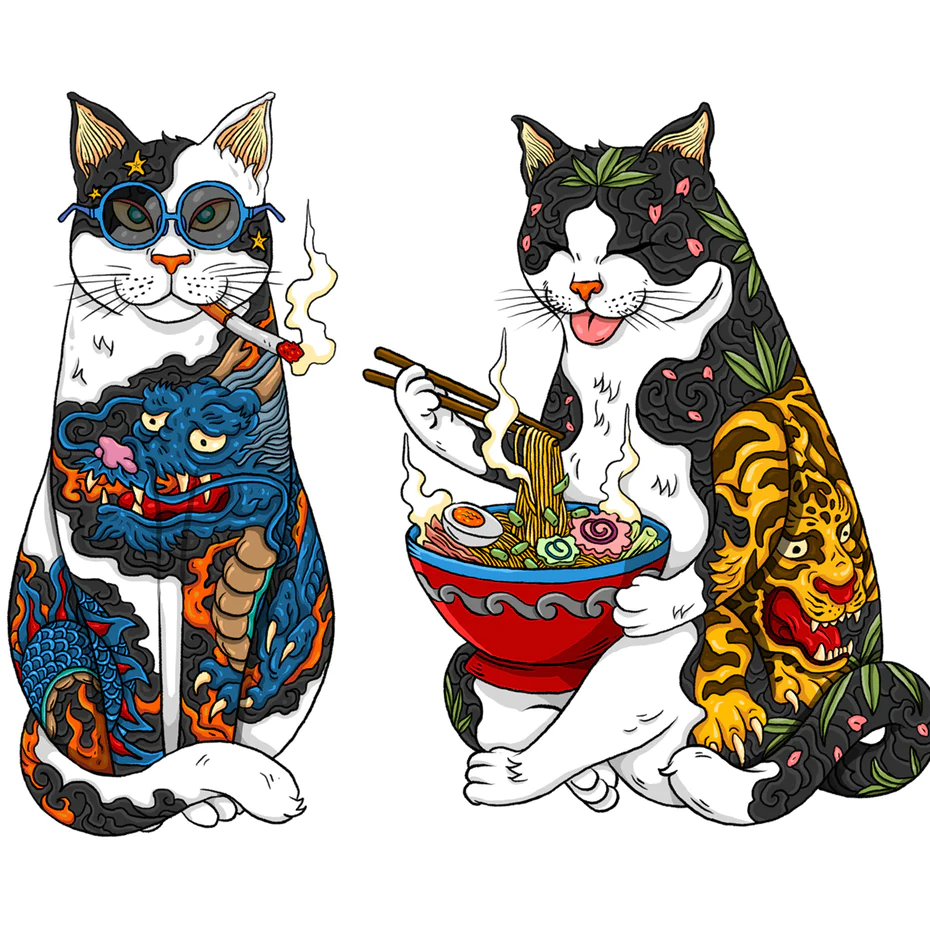 Japanese Cat Yokai Wallpapers - Wallpaper Cave