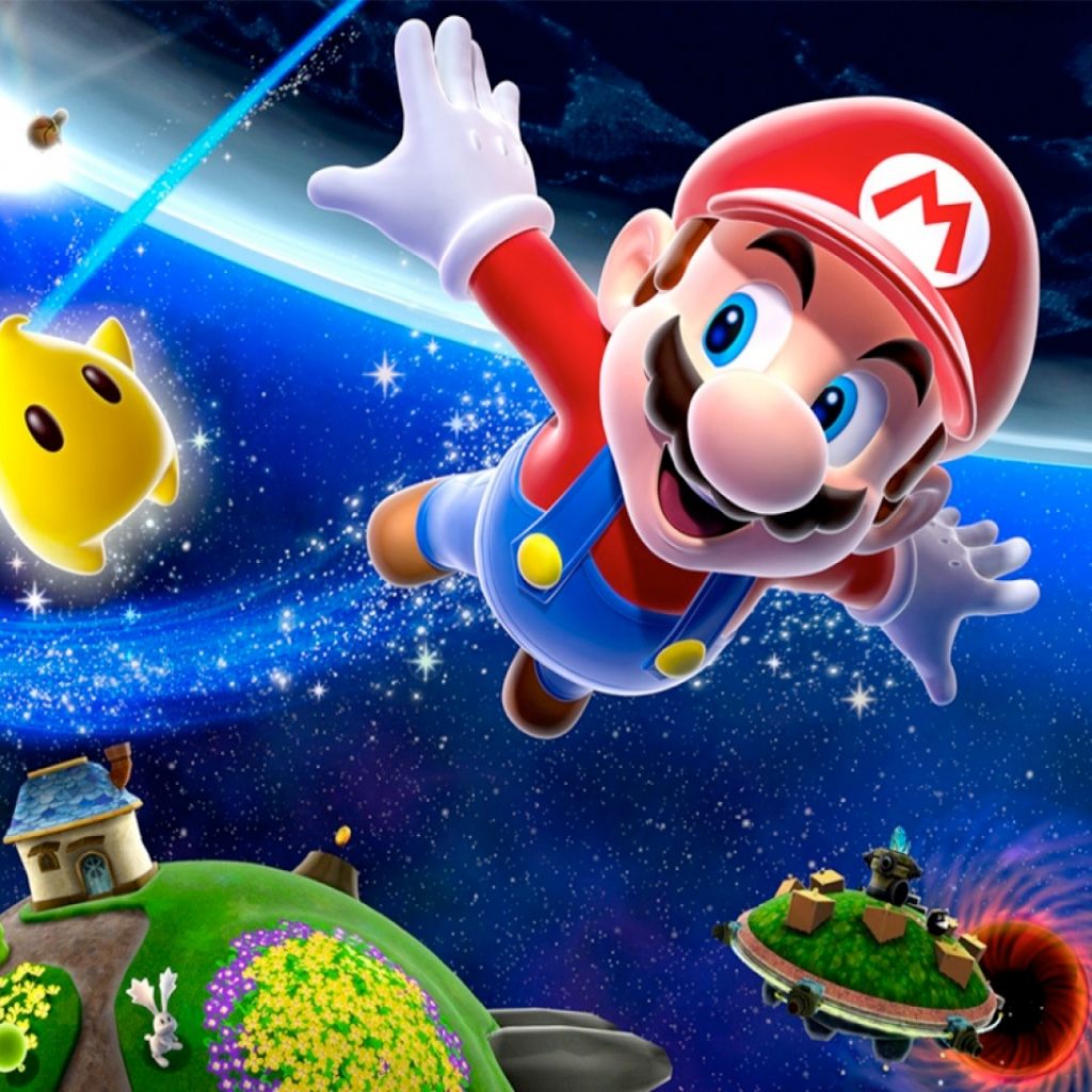 Super Mario Galaxy iPad Wallpaper Free