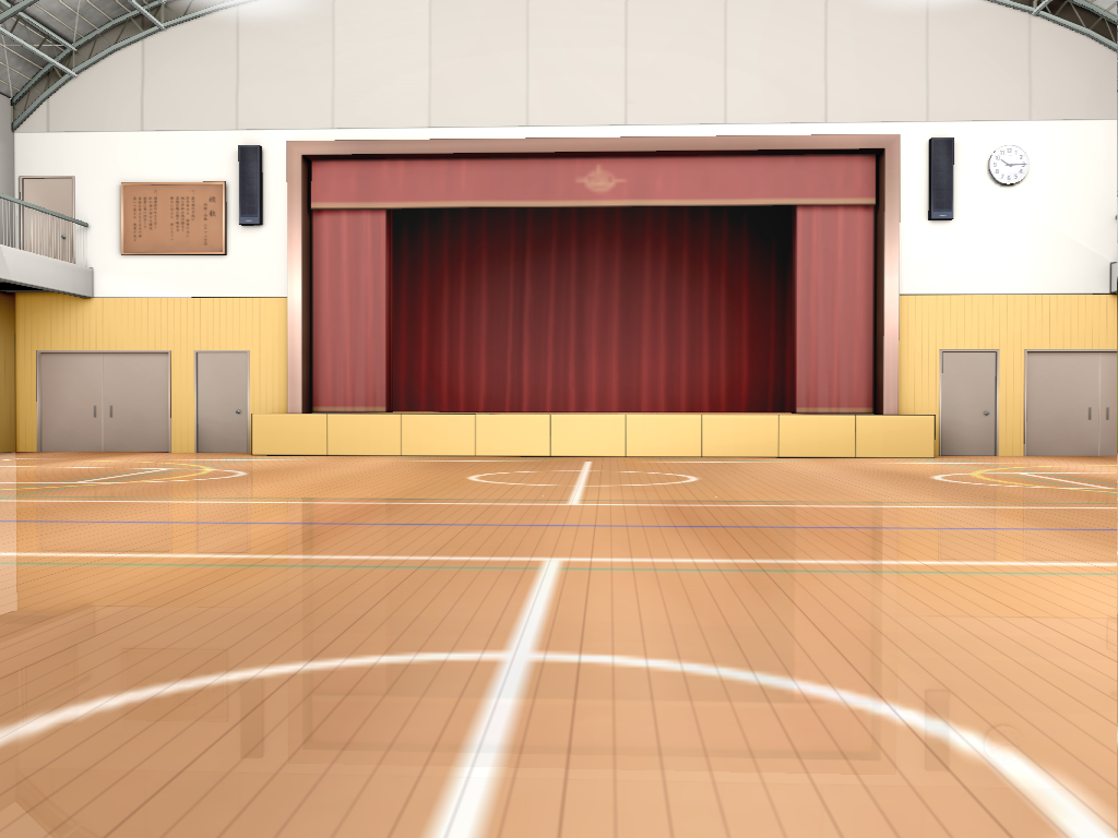 MMD HQ School Gym stage download. Anime background, Episode interactive background, Episode background