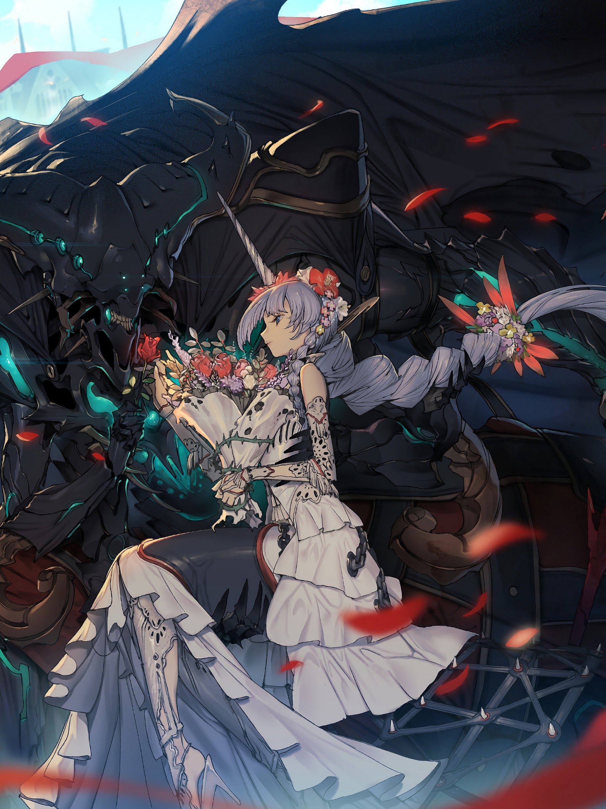 Anime Fantasy Girl 4K Wallpaper