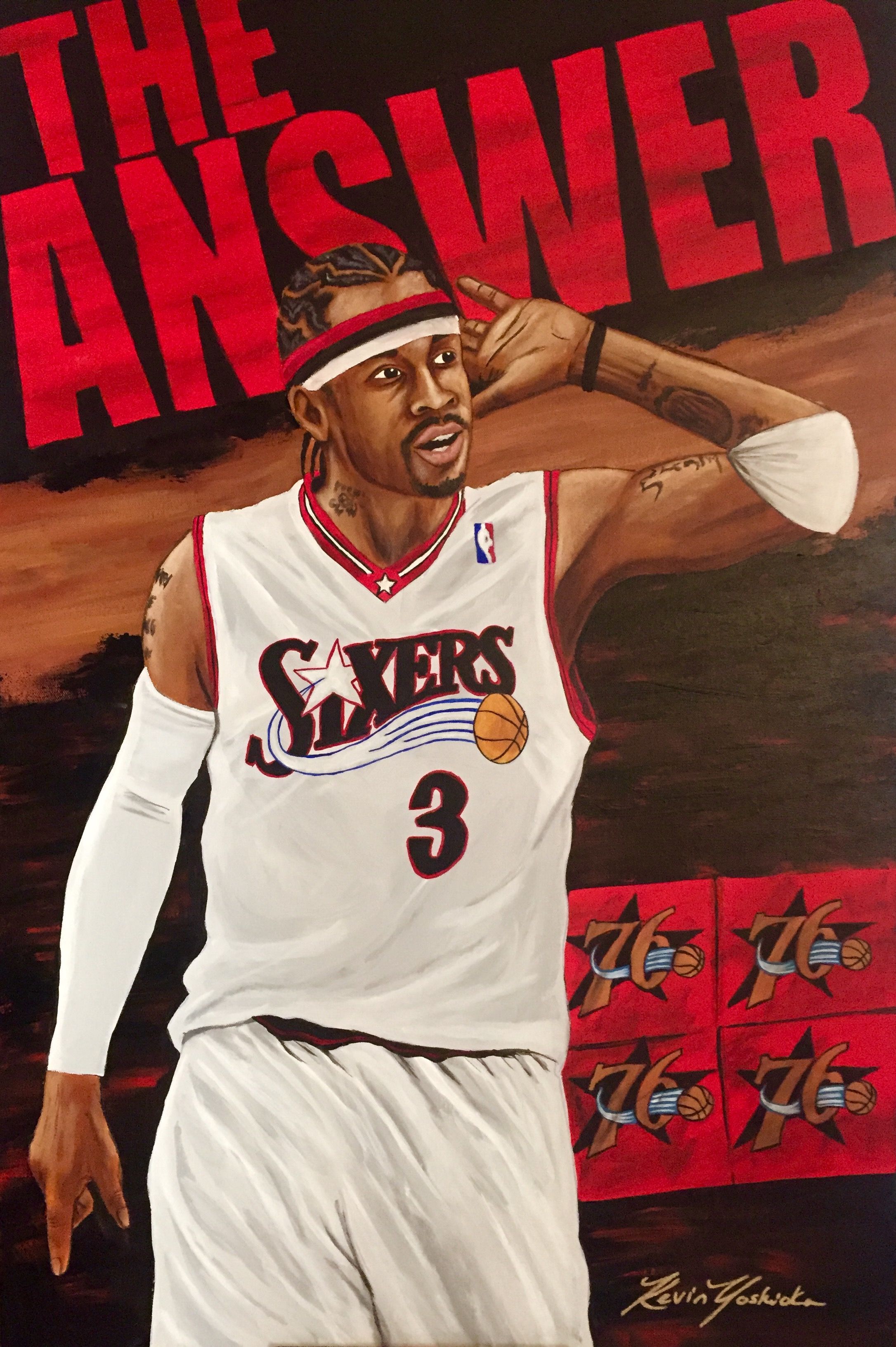 Allen Iverson By Whatevah32 Iverson iPhone 7 HD Wallpaper
