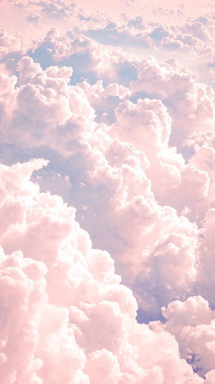 Medium Pastel Cloud Static Clouds Background iPhone