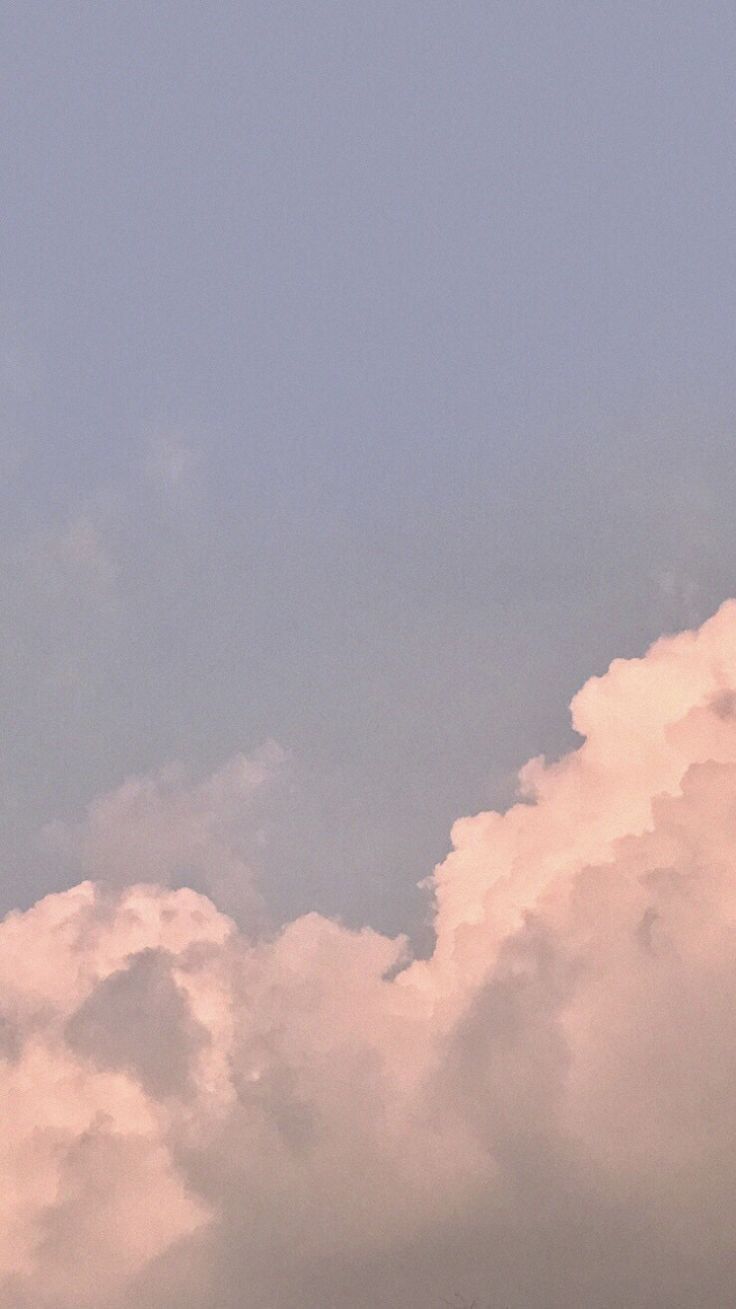 Awesome Pastel Aesthetic Clouds iPhone Wallpaper Photo