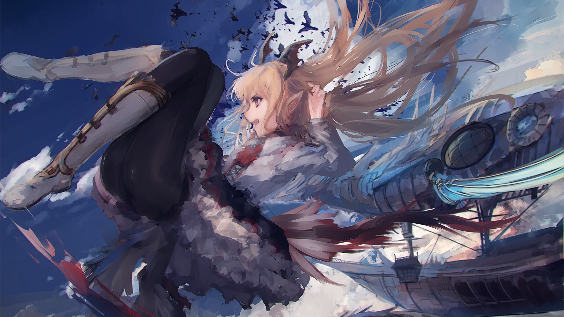 31++ Blue Anime Wallpaper 1920x1080