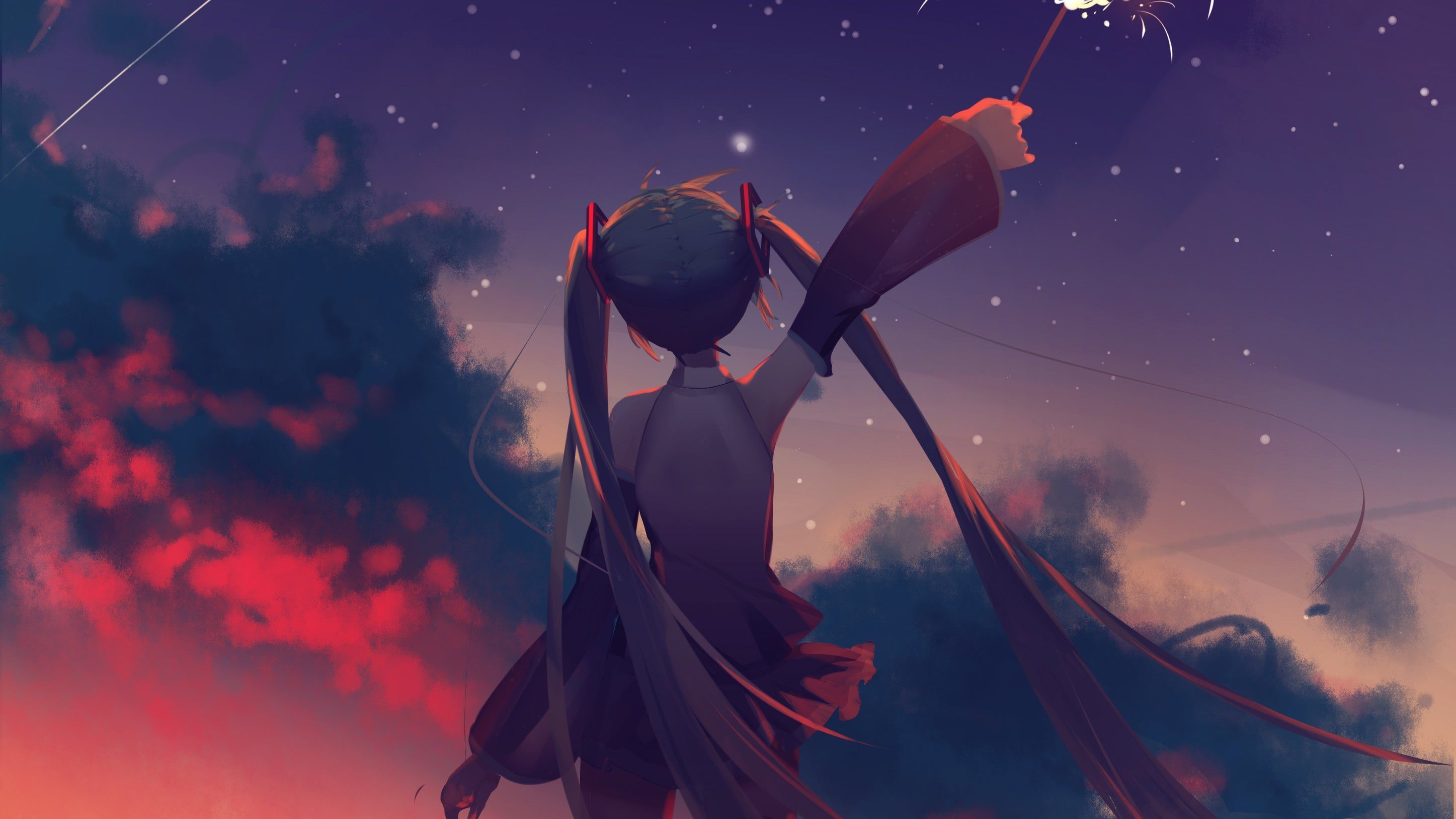 Hatsune Miku Anime Vocaloid Girl HD wallpaper. HD anime wallpaper, Anime wallpaper download, Anime wallpaper iphone