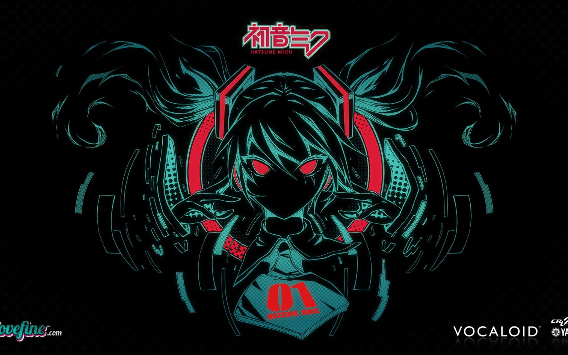 Hatsune Miku wallpaper, Vocaloid, anime girls, twintails, black background • Wallpaper For You HD Wallpaper For Desktop & Mobile