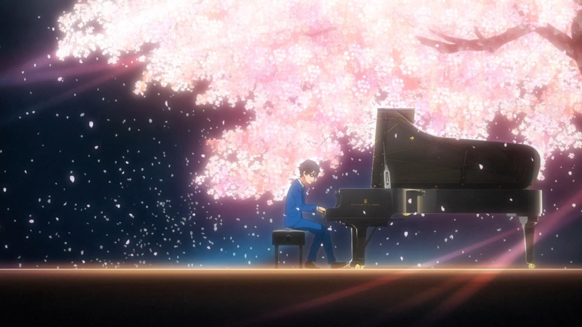 Anime Piano Wallpaper