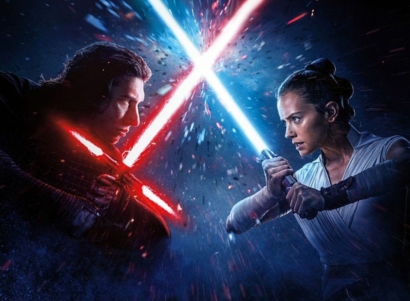 The best part about the Sequel Trilogy. The dynamic relationship between Rey & Ben. Rey star wars, Star wars poster, Star wars