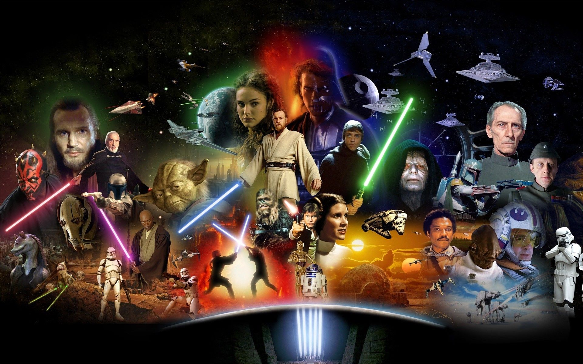 Star Wars Prequel Trilogy Characters Wallpapers Wallpaper Cave