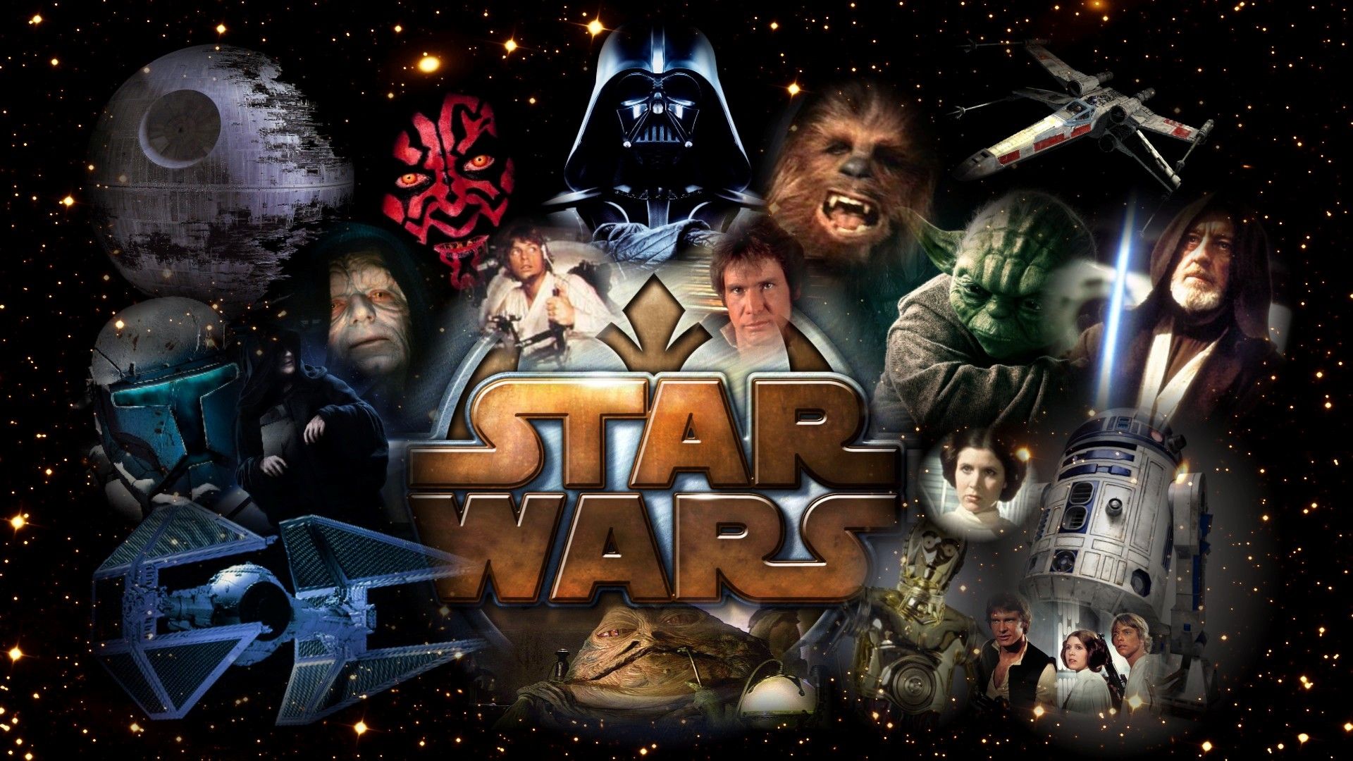 Star Wars Prequel Trilogy Characters Wallpapers - Wallpaper Cave Star Wars Star Background