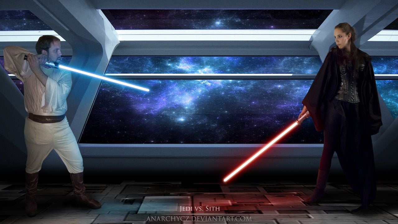 Star Wars Sith Vs Jedi Wallpaper