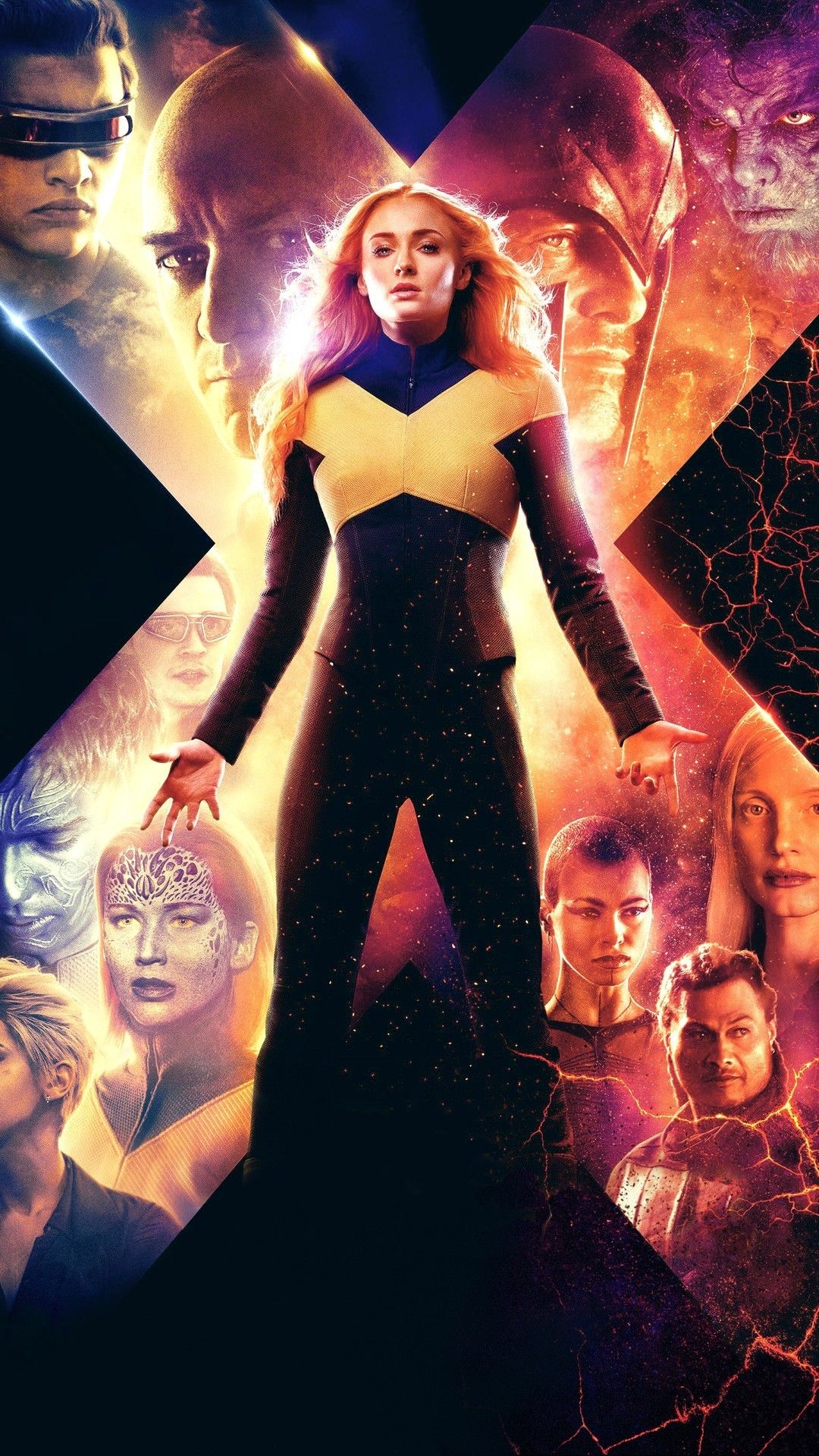 Dark Phoenix 2019 Full Movie Poster Movie Poster Wallpaper HD