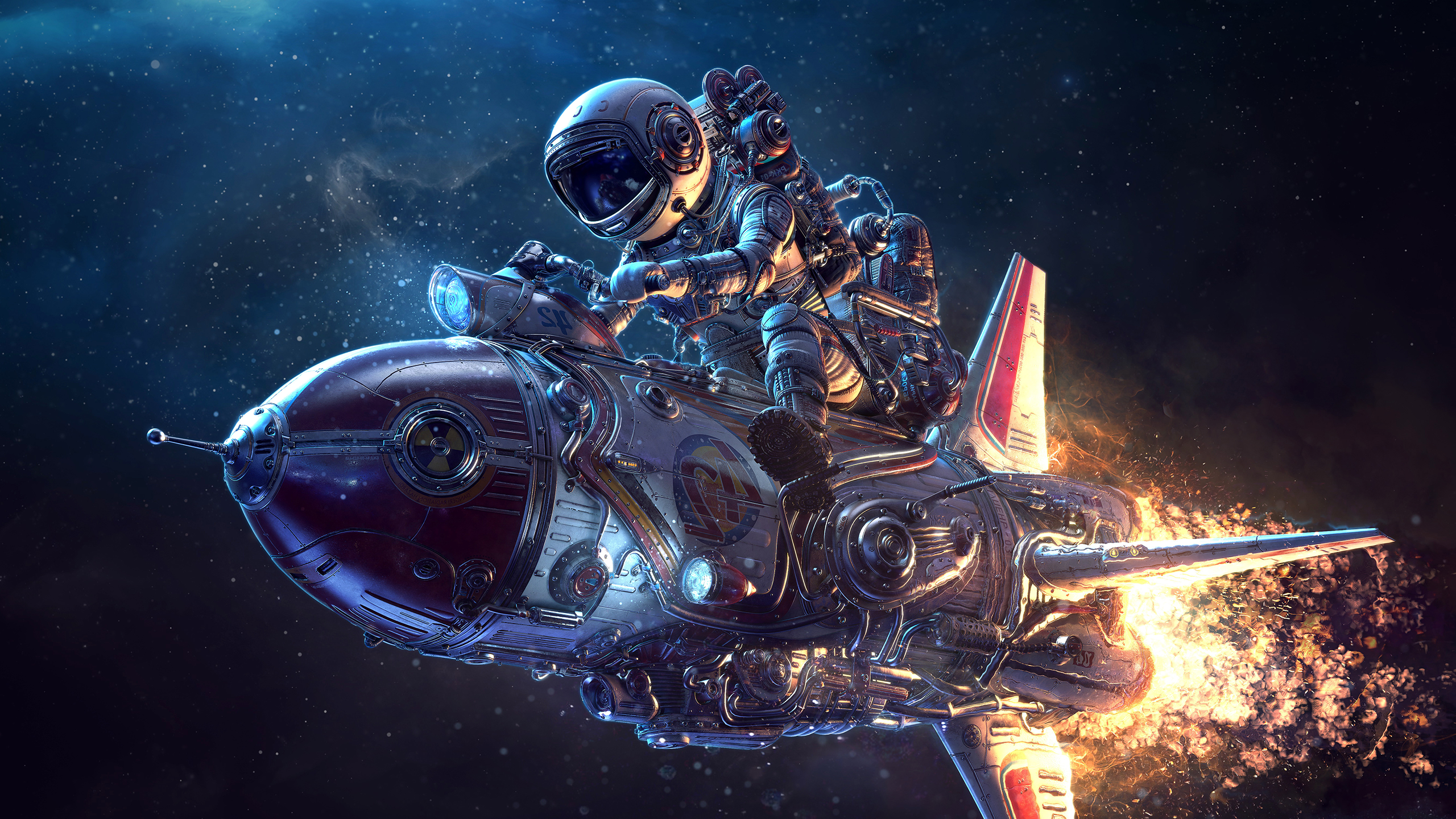 Sci Fi Astronaut Desktop Wallpaper