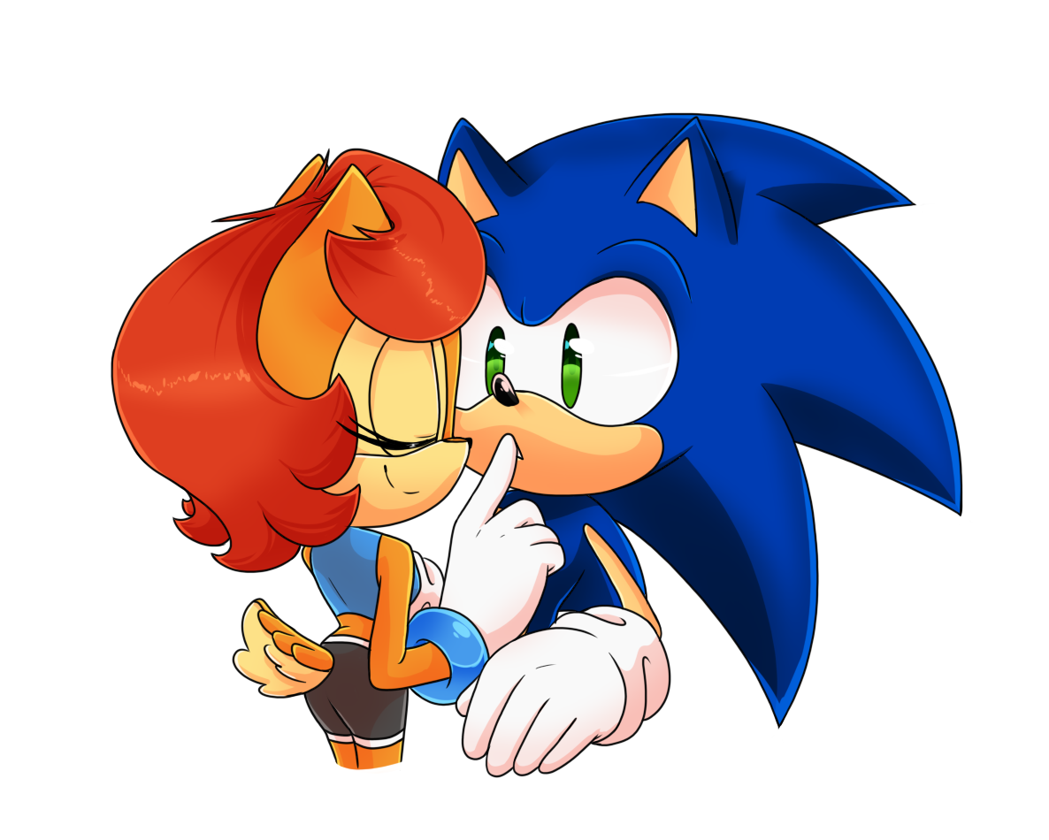 Sonic And Sally Kiss