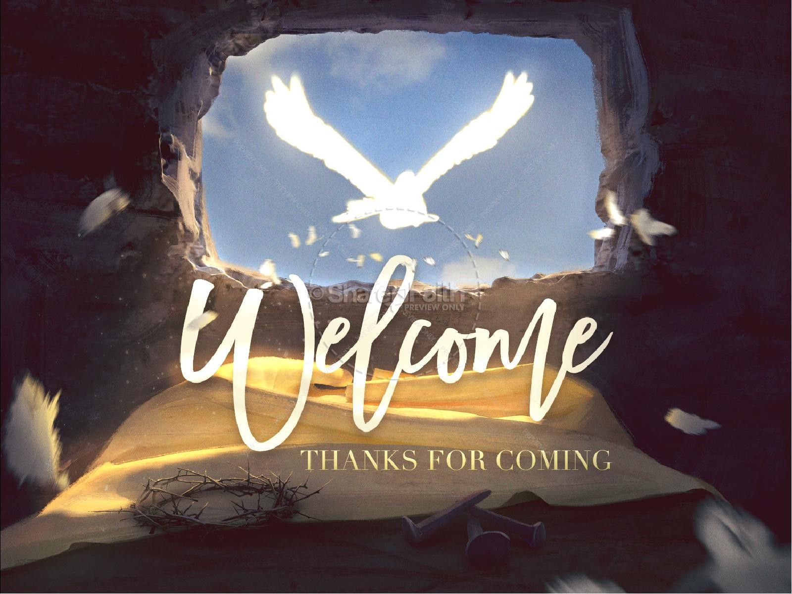 Risen Savior Easter PowerPoint. Easter Sunday Resurrection PowerPoints