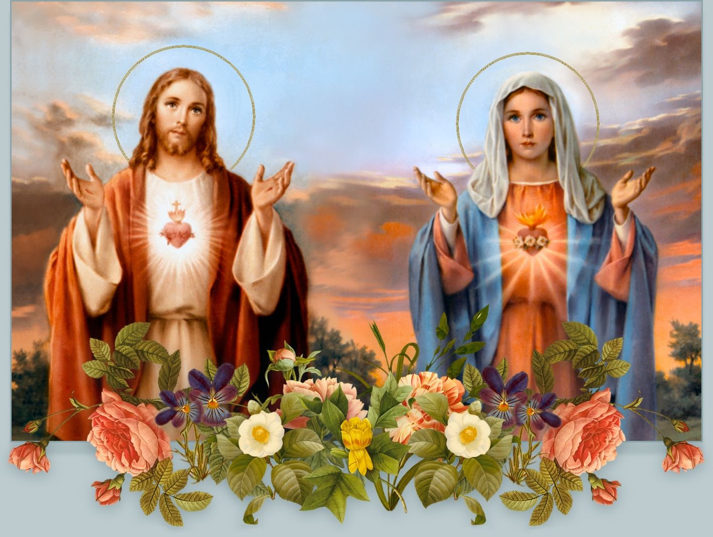 Mama Mary And Jesus Wallpaper & Background Download