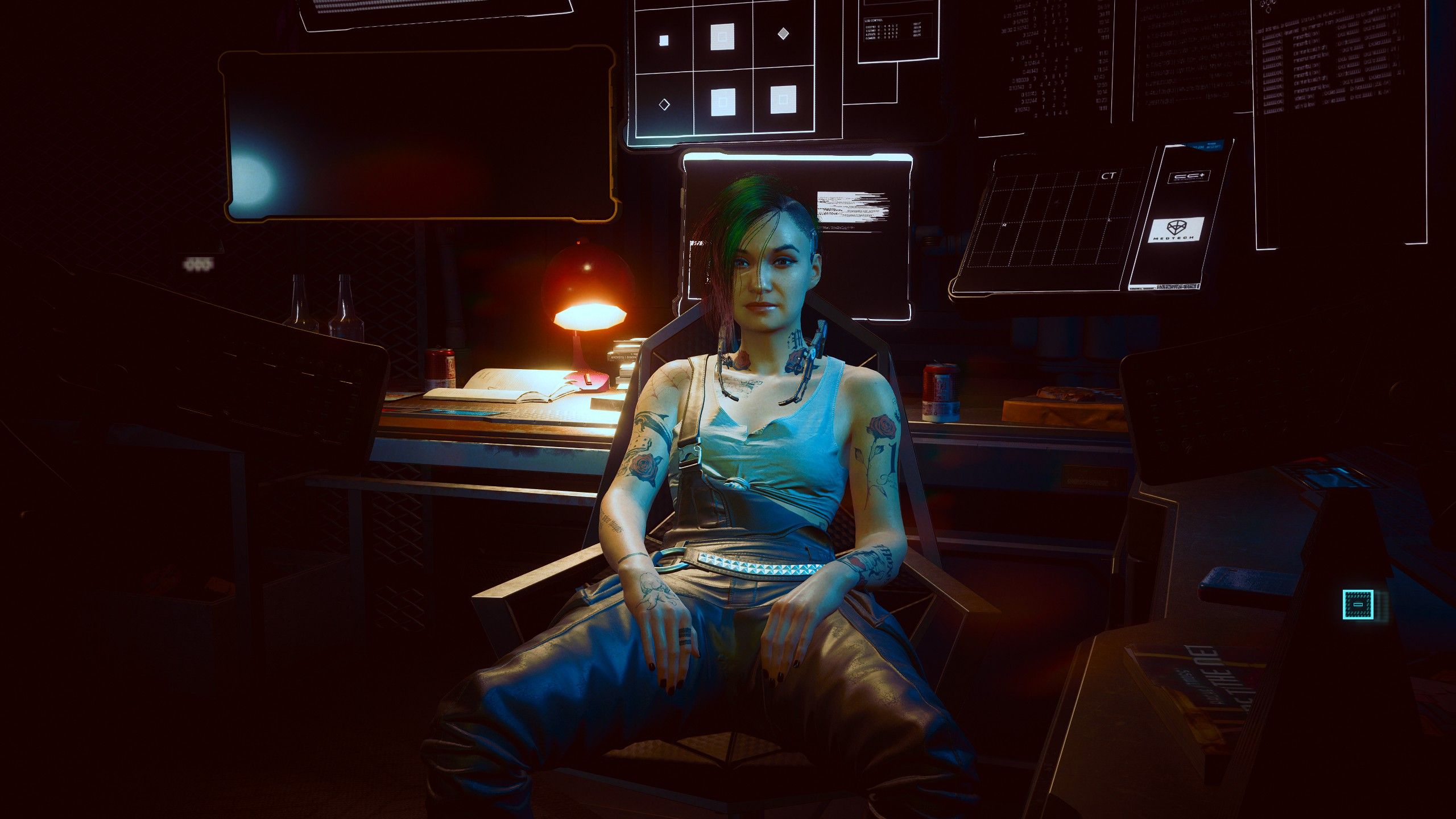 Wallpaper cyberpunk, women, Cyberpunk 2077, Judy Alvarez for mobile and  desktop, section игры, resolution 3840x1800 - download