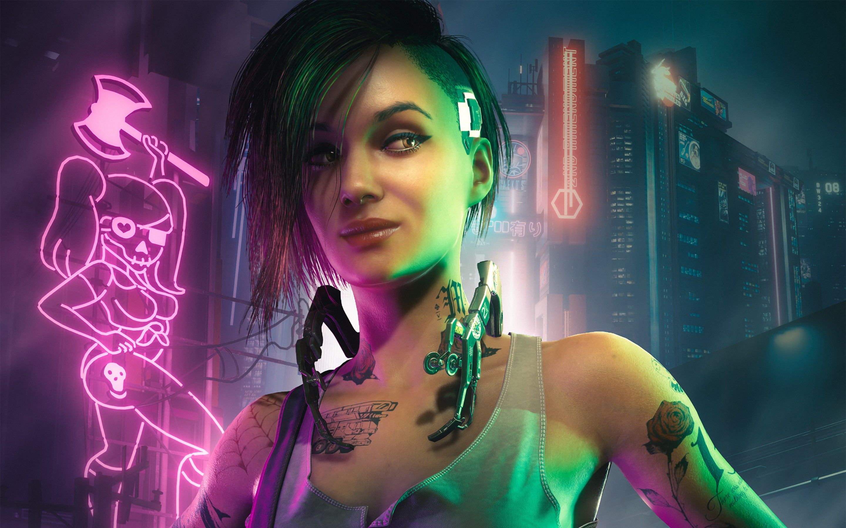 Judy Alvarez 4K Wallpaper, Cyberpunk Cyberpunk girl, 2021 Games, Games