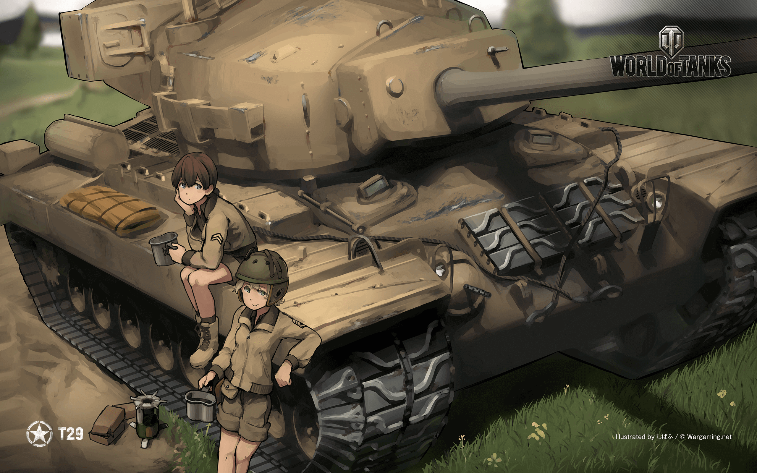 Sisterhood of Steel feat. Shibafu, T29. Tanks: World of Tanks media, best videos and artwork