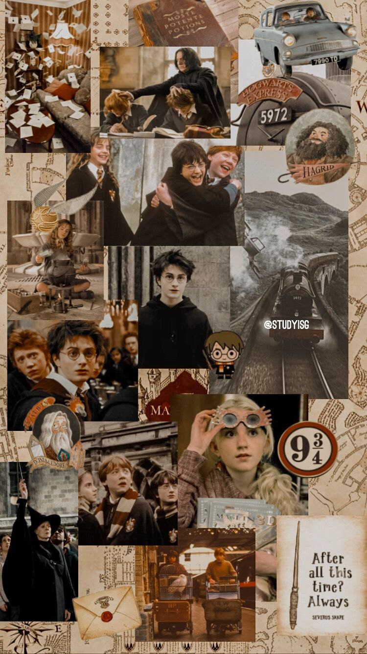 Harry Potter Collage Wallpapers - Wallpaper Cave