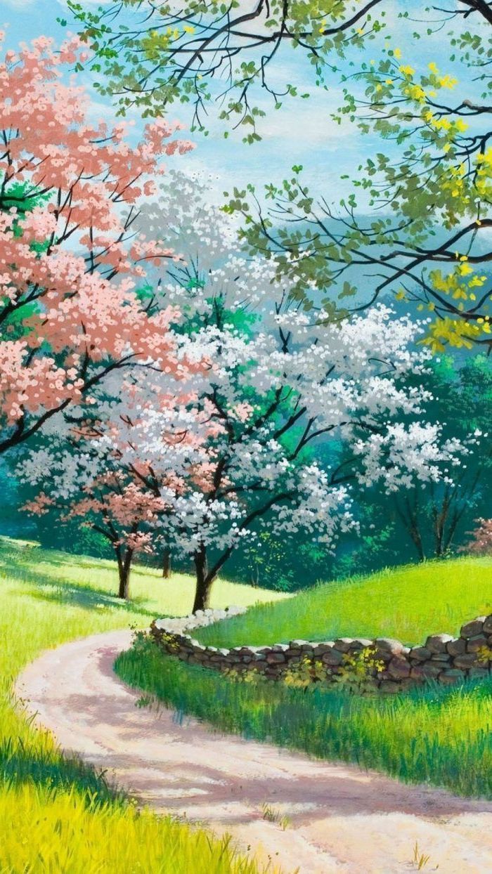 Spring Trees Wallpaper