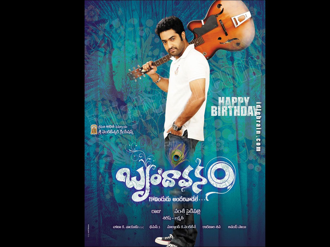 Brindavanam- Telugu film wallpaper cinema -Ntr