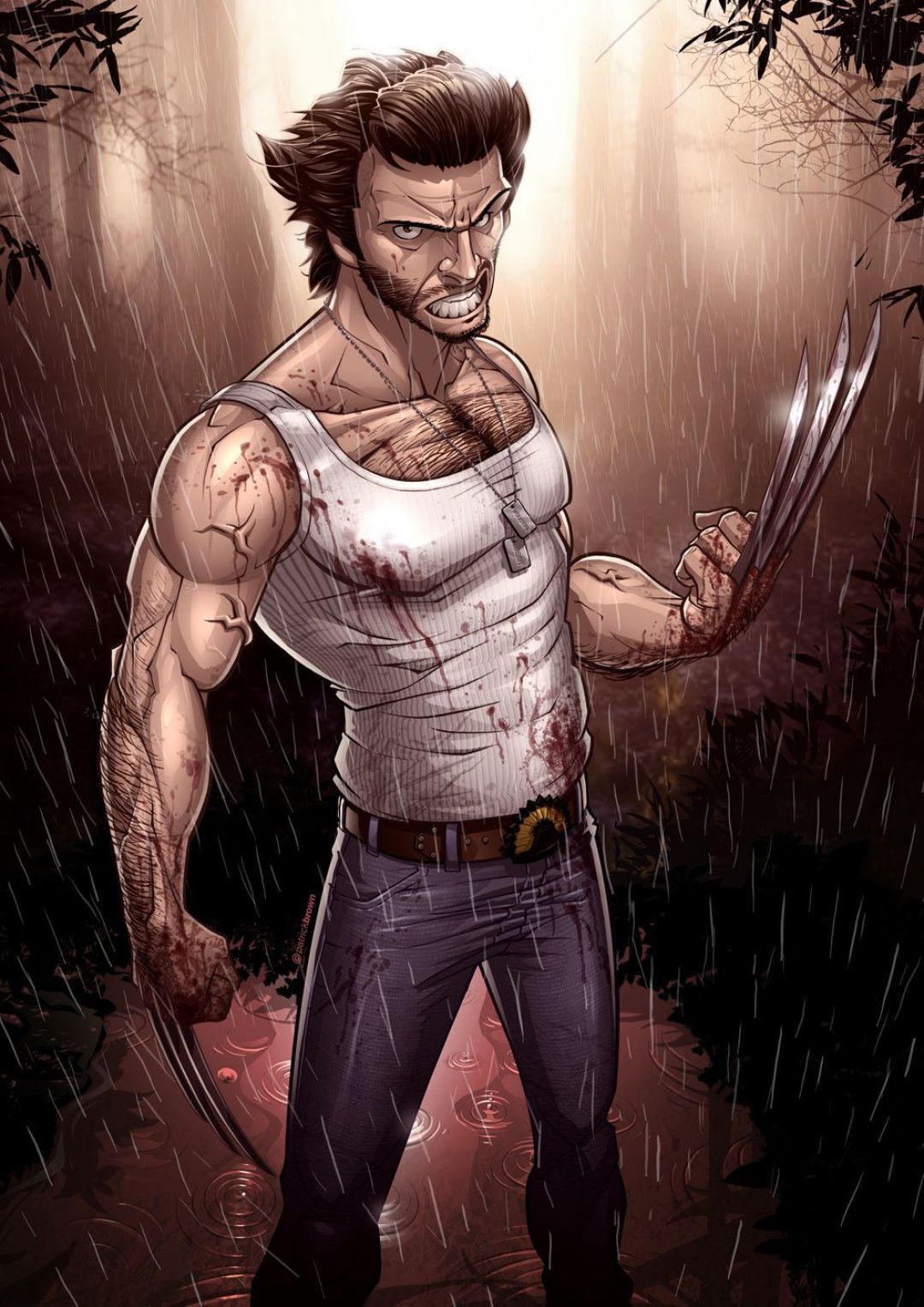 Bloody Wolverine Comic Phone Wallpaper & Background Download