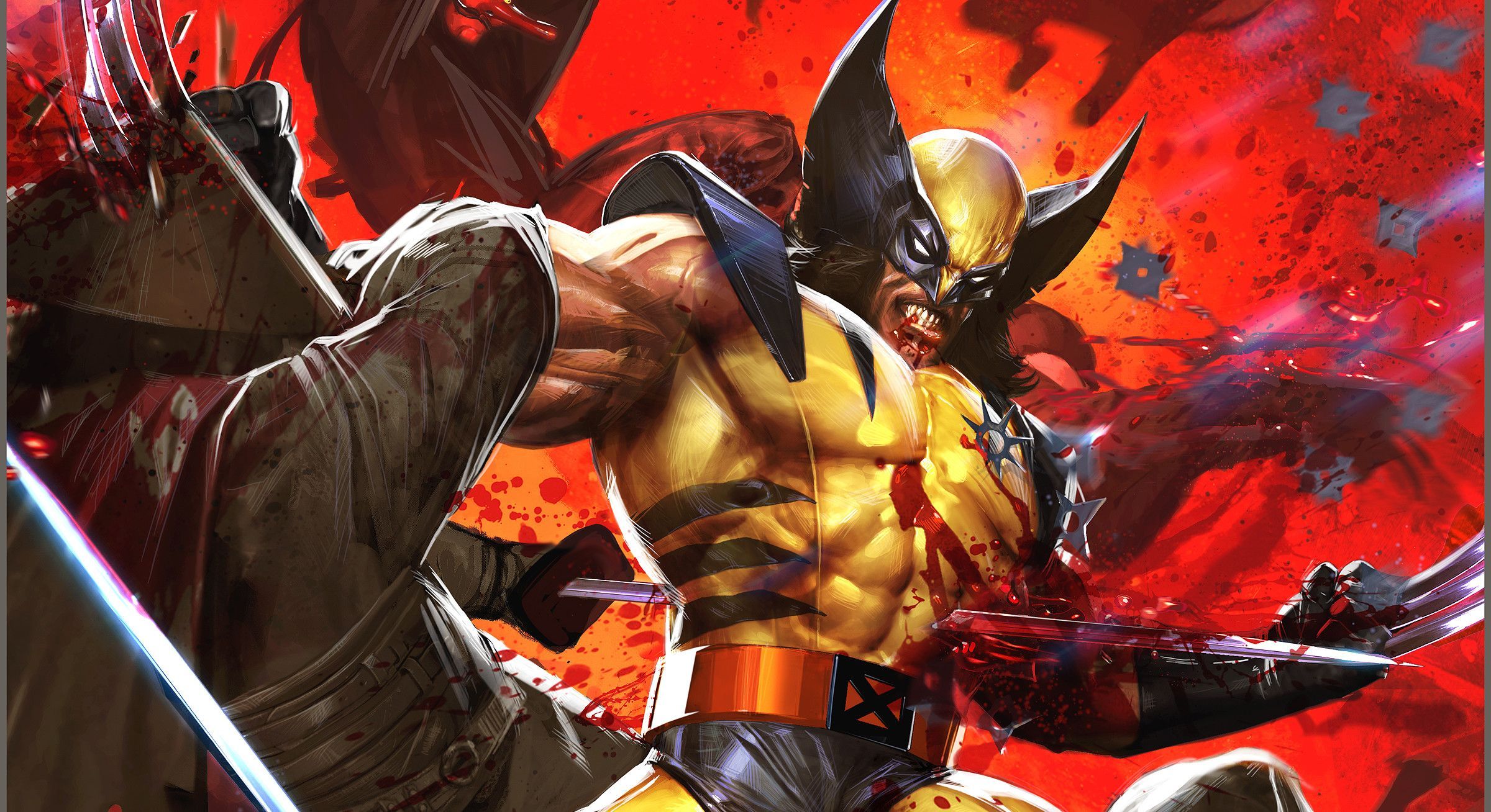 Wolverine Skeleton Desktop Wallpaper