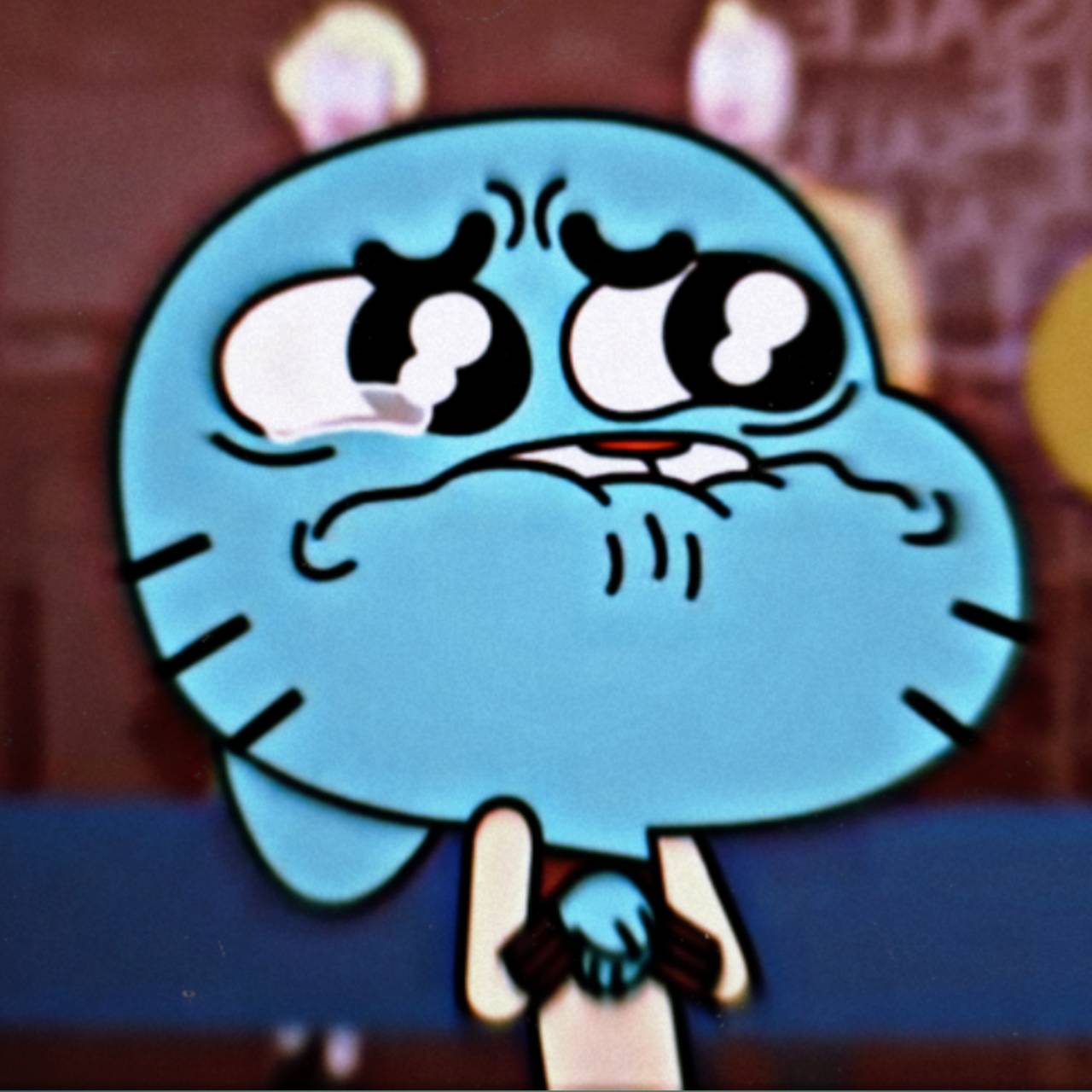 Gumball Sad Face